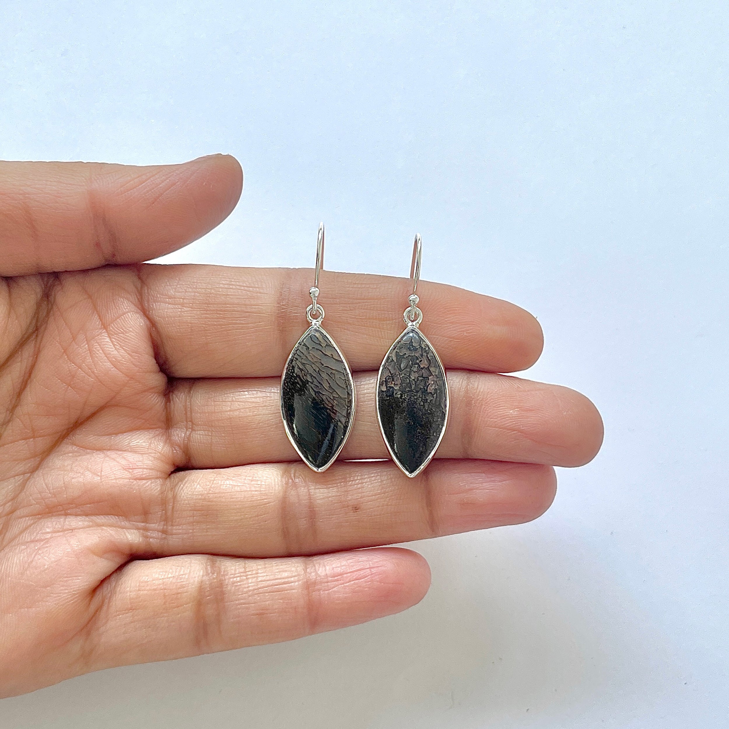 Dinosaur Bone Earring-(DSB-3-8)