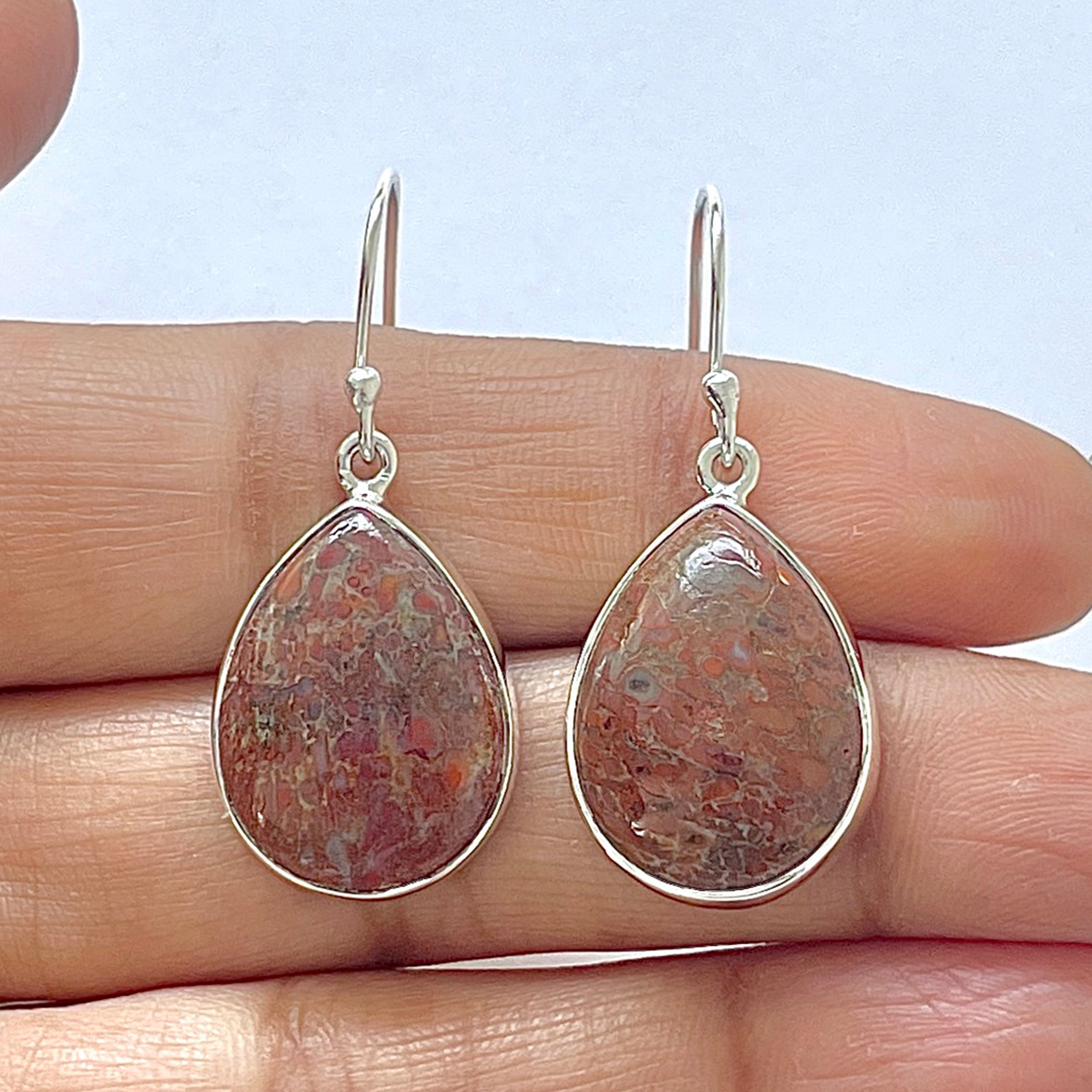 Dinosaur Bone Earring-(DSB-3-9)