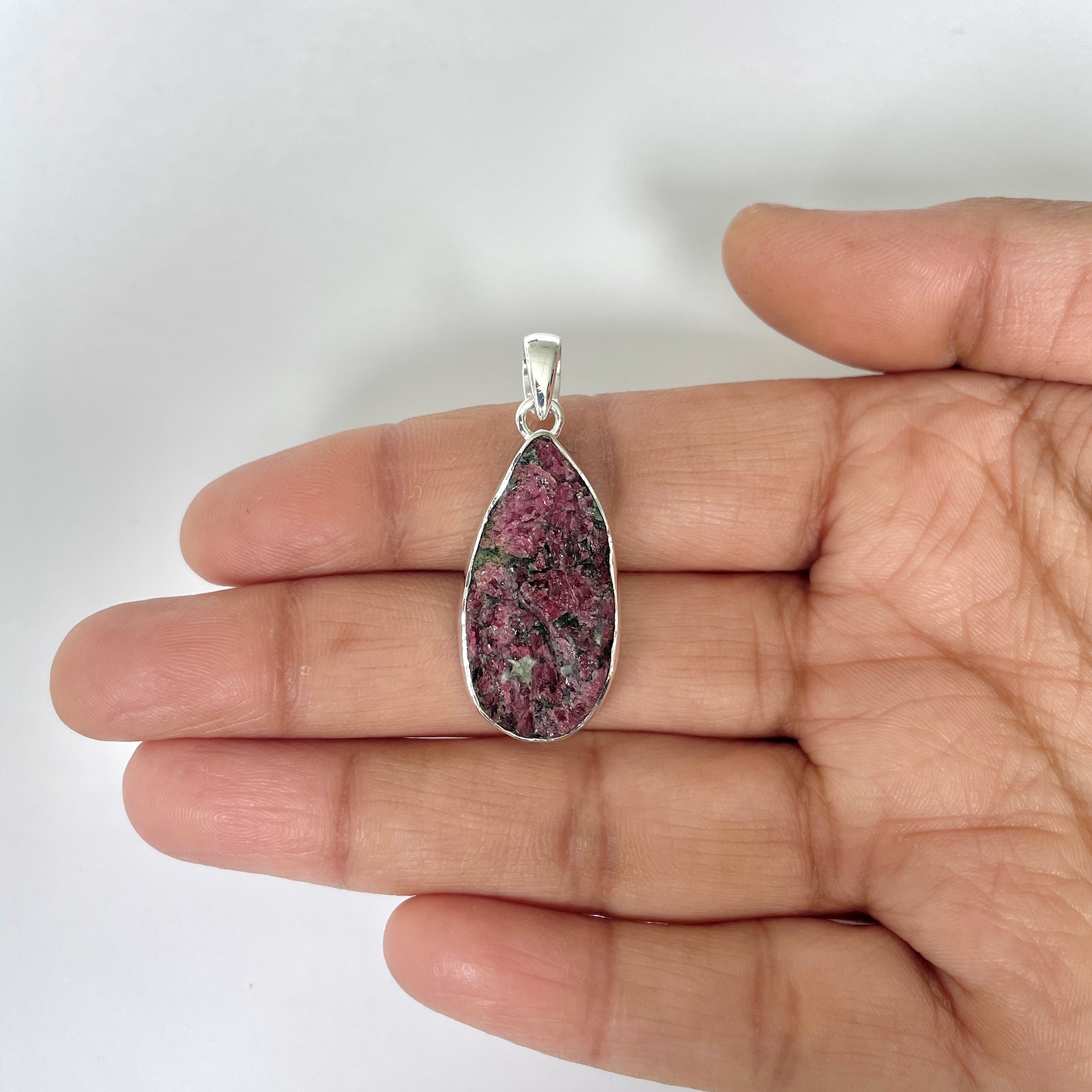 Eudialyte Rough Pendant-(EUD-1-1)