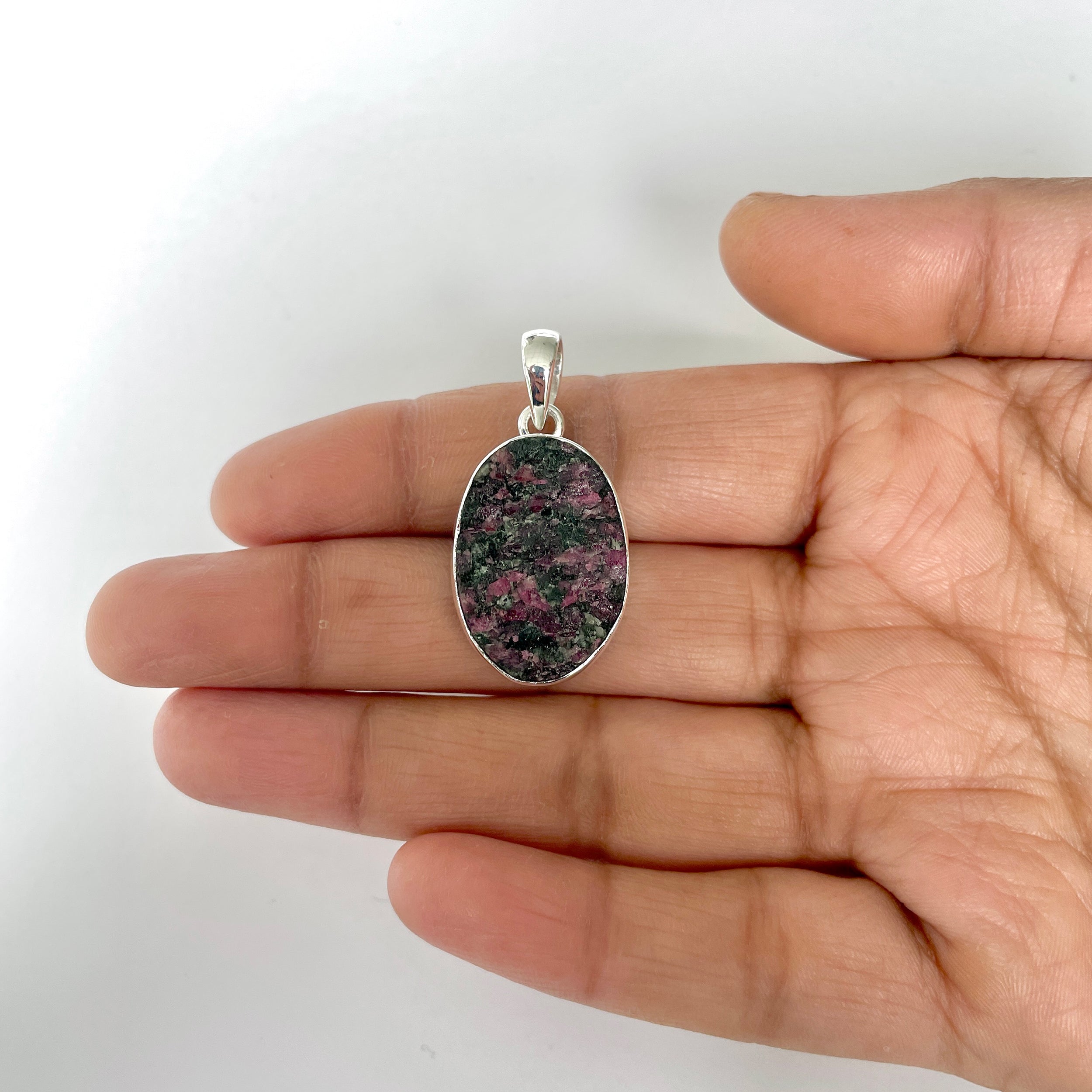 Eudialyte Rough Pendant-(EUD-1-14)