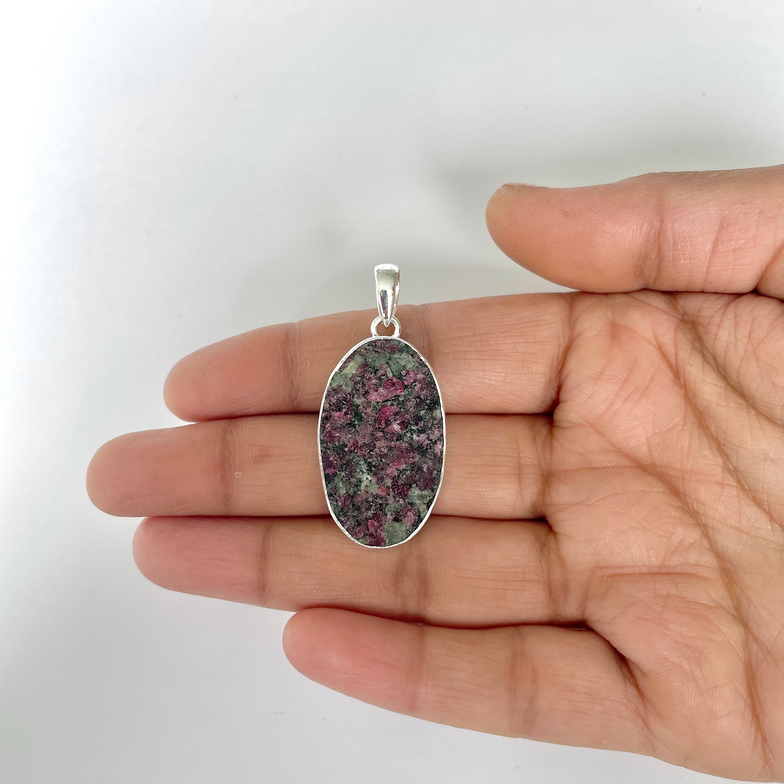 Eudialyte Rough Pendant-(EUD-1-19)