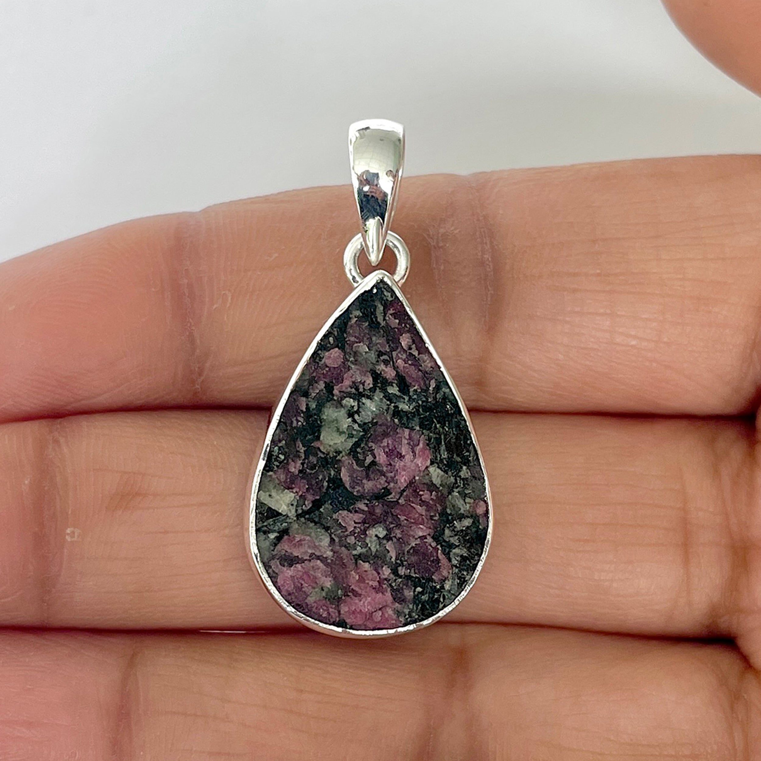 Eudialyte Rough Pendant-(EUD-1-2)