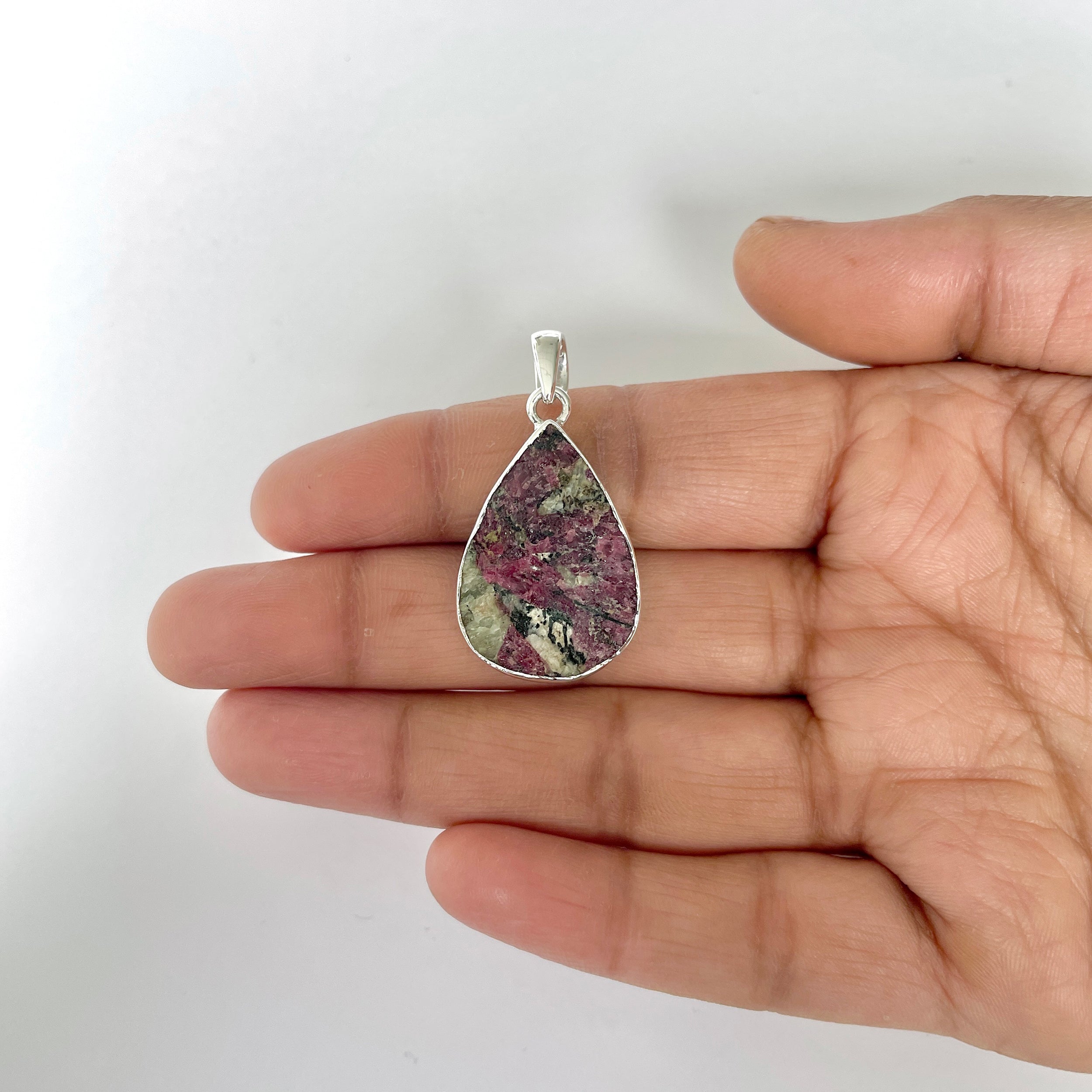 Eudialyte Rough Pendant-(EUD-1-21)