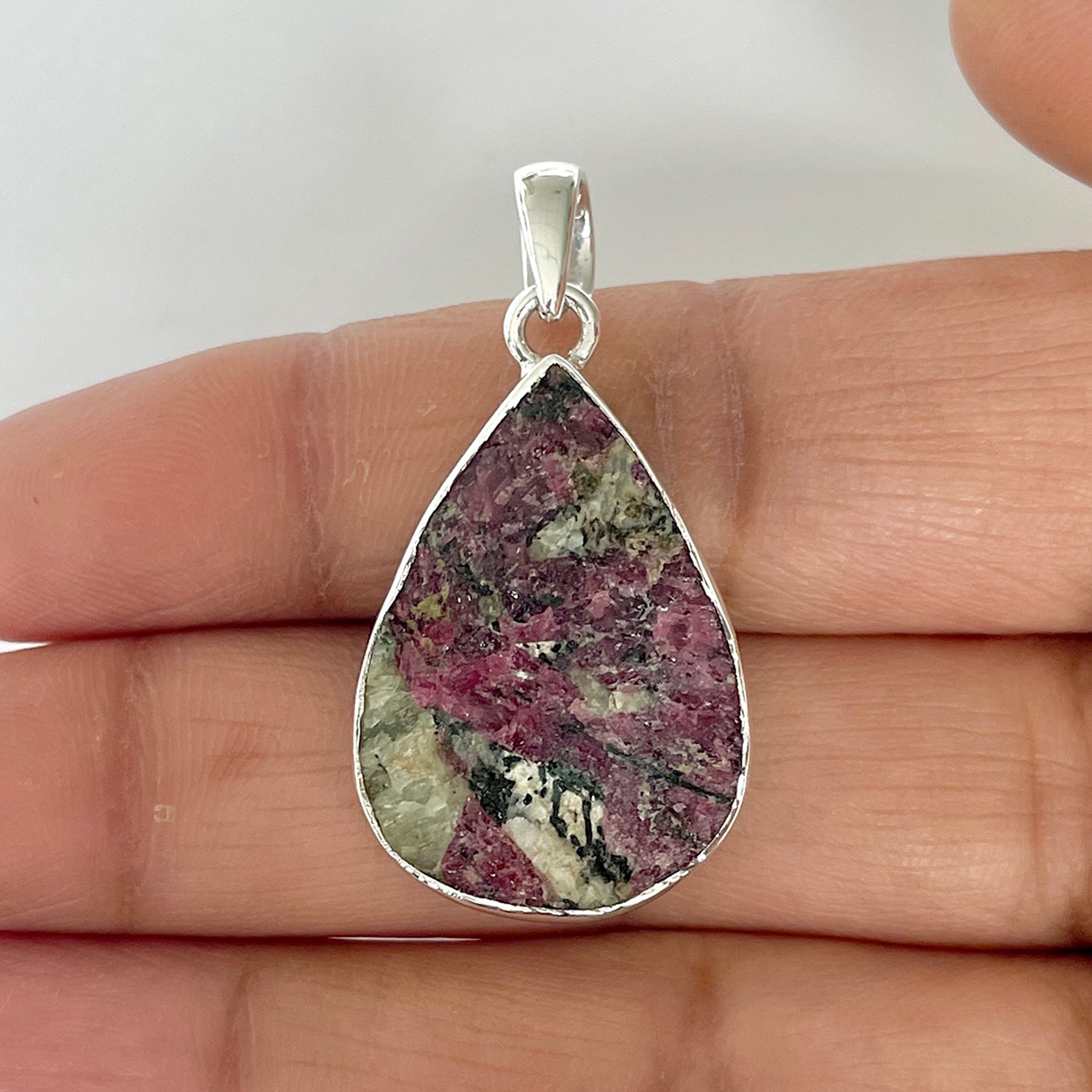 Eudialyte Rough Pendant-(EUD-1-21)