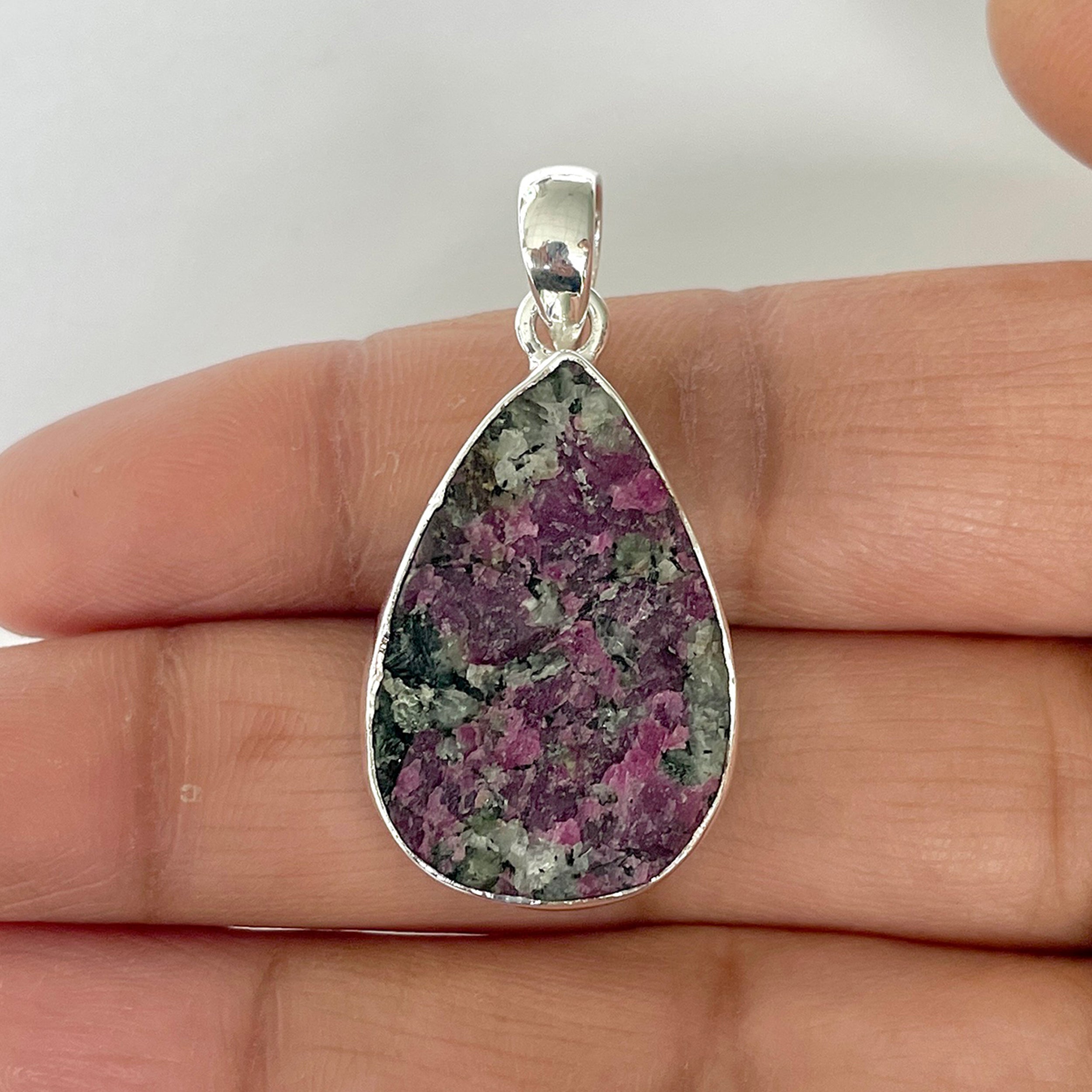 Eudialyte Rough Pendant-(EUD-1-23)