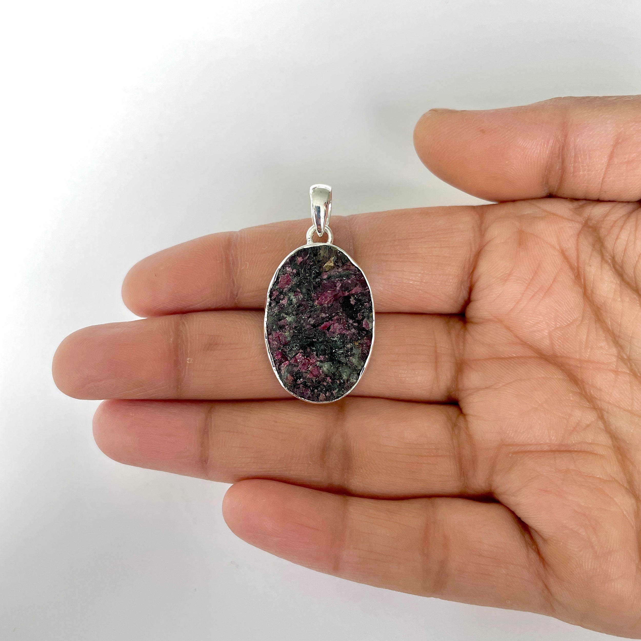 Eudialyte Rough Pendant-(EUD-1-24)