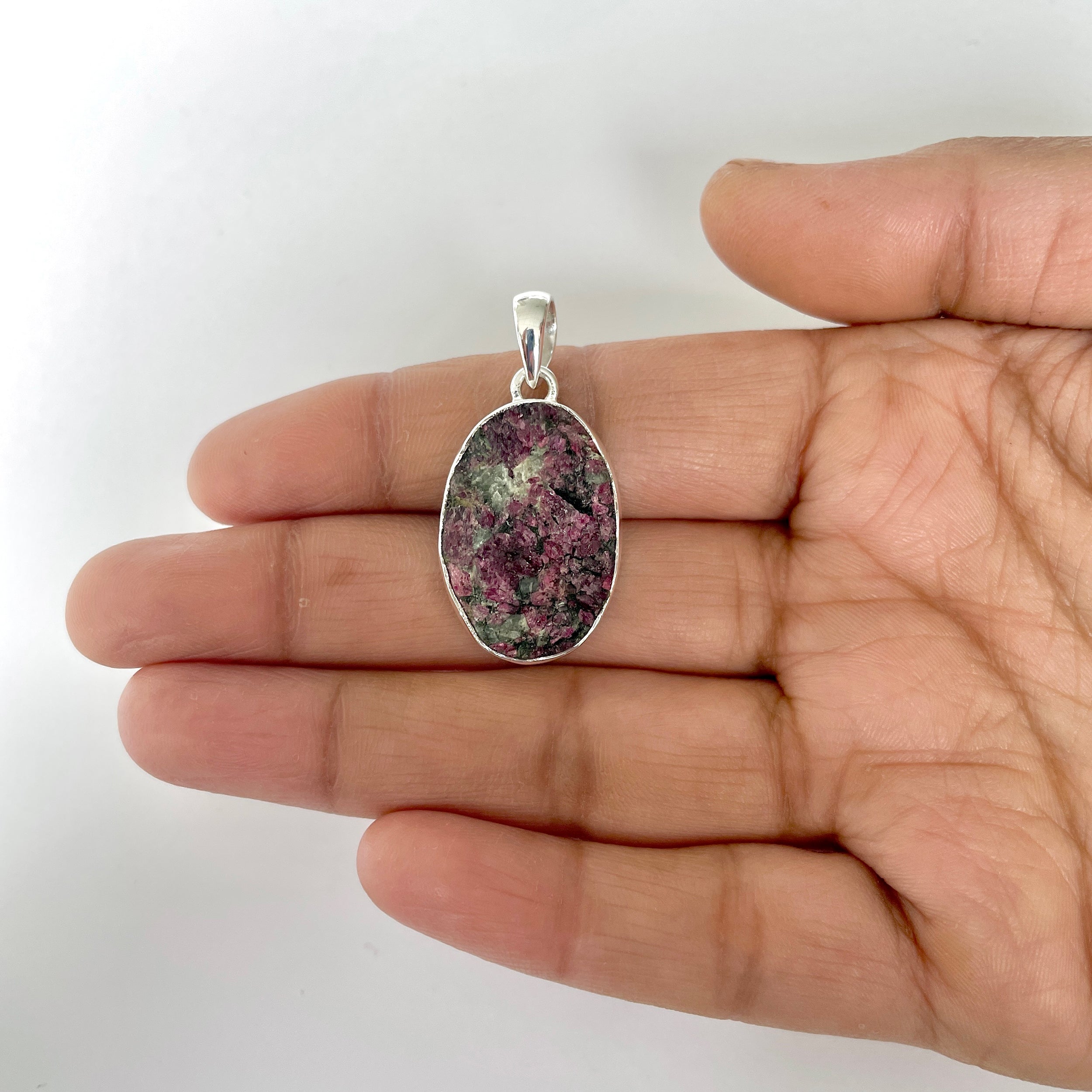 Eudialyte Rough Pendant-(EUD-1-25)
