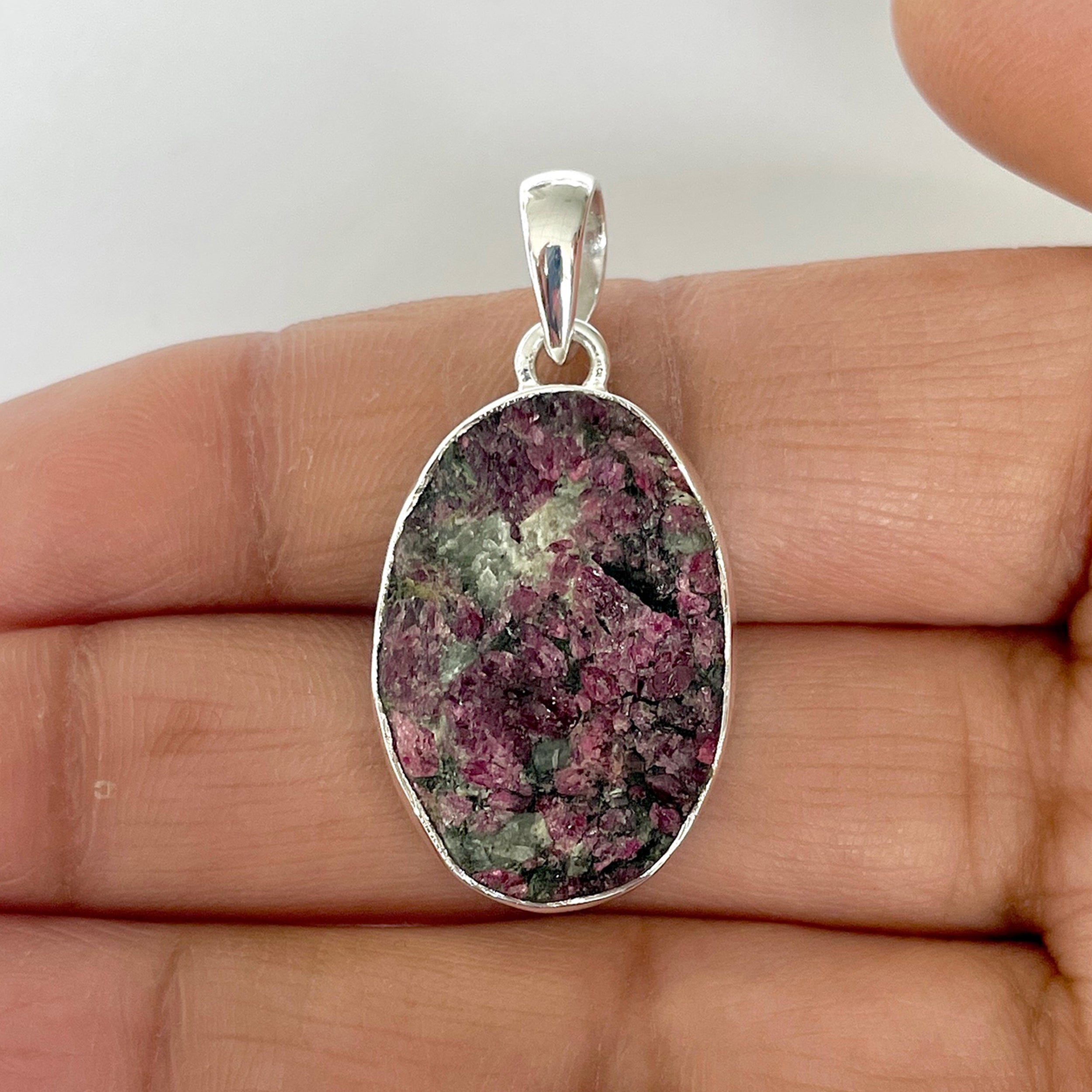Eudialyte Rough Pendant-(EUD-1-25)