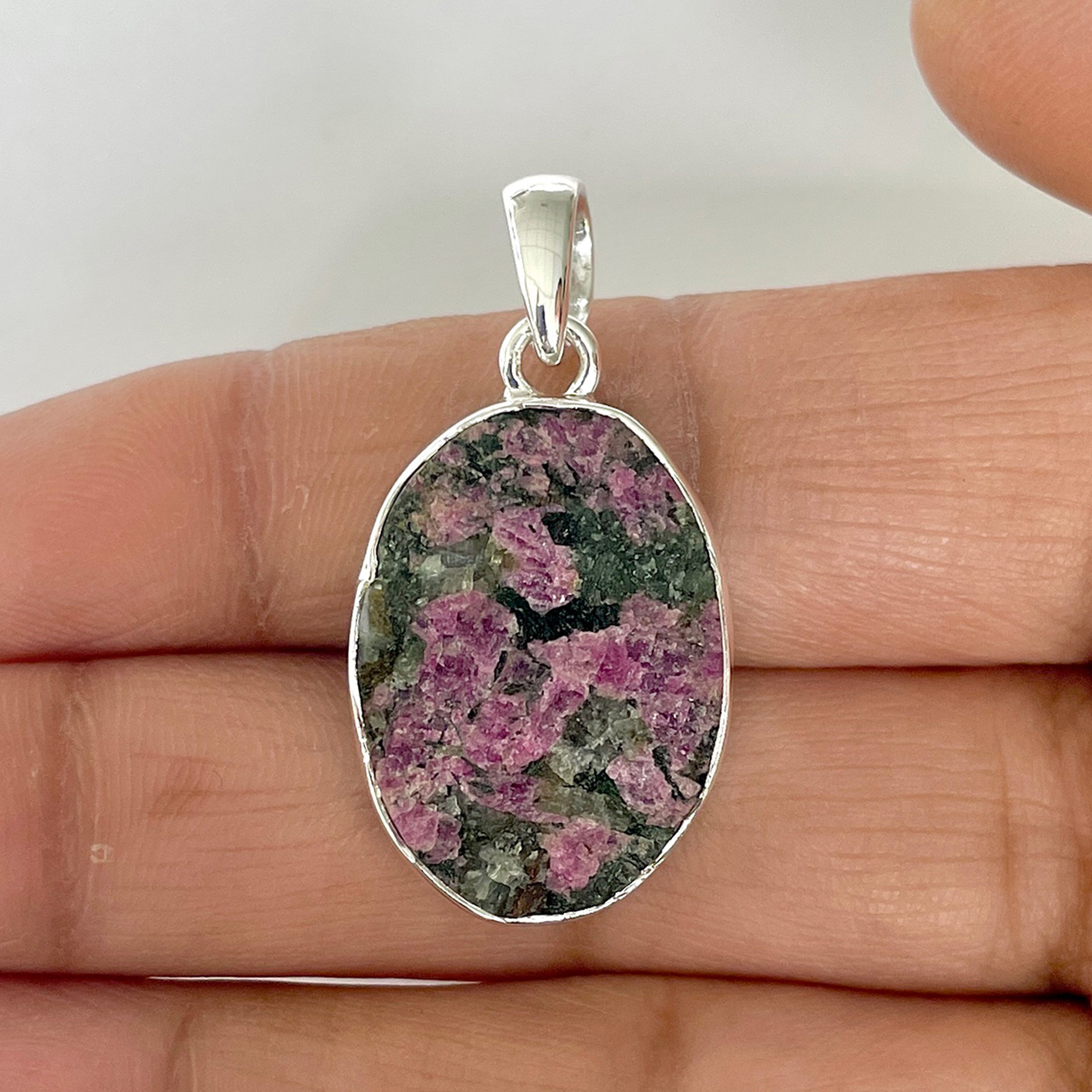 Eudialyte Rough Pendant-(EUD-1-28)