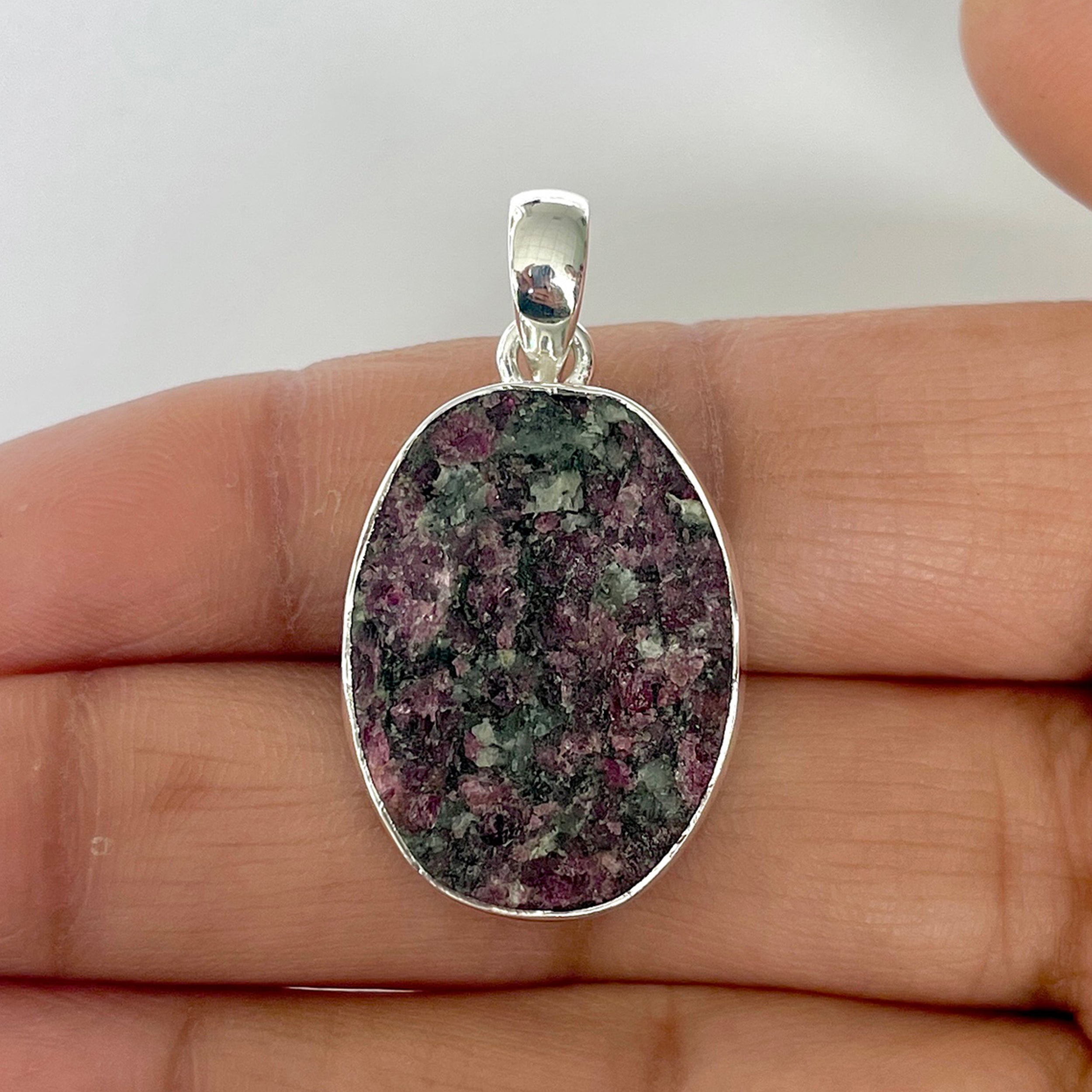 Eudialyte Rough Pendant-(EUD-1-3)