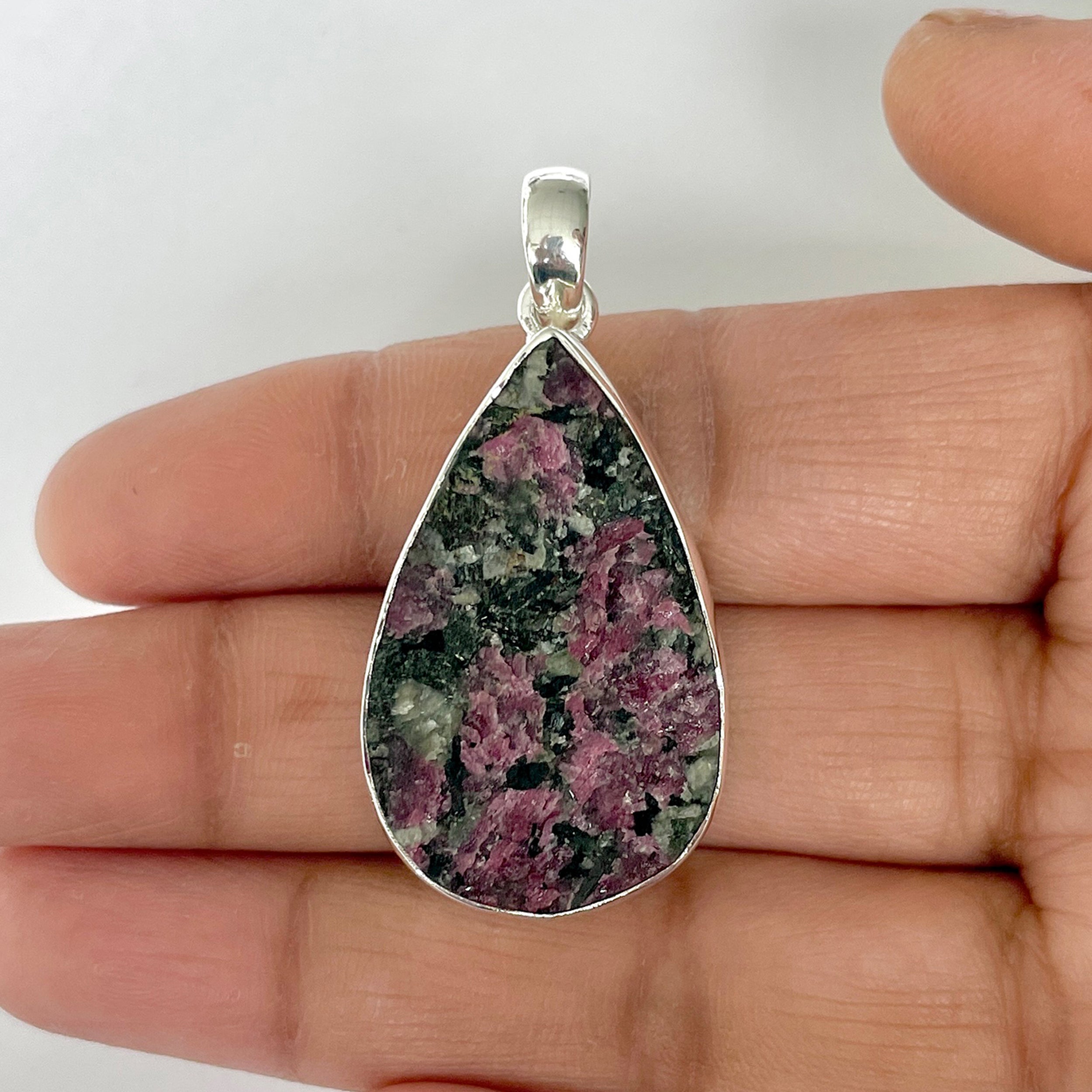 Eudialyte Rough Pendant-(EUD-1-30)