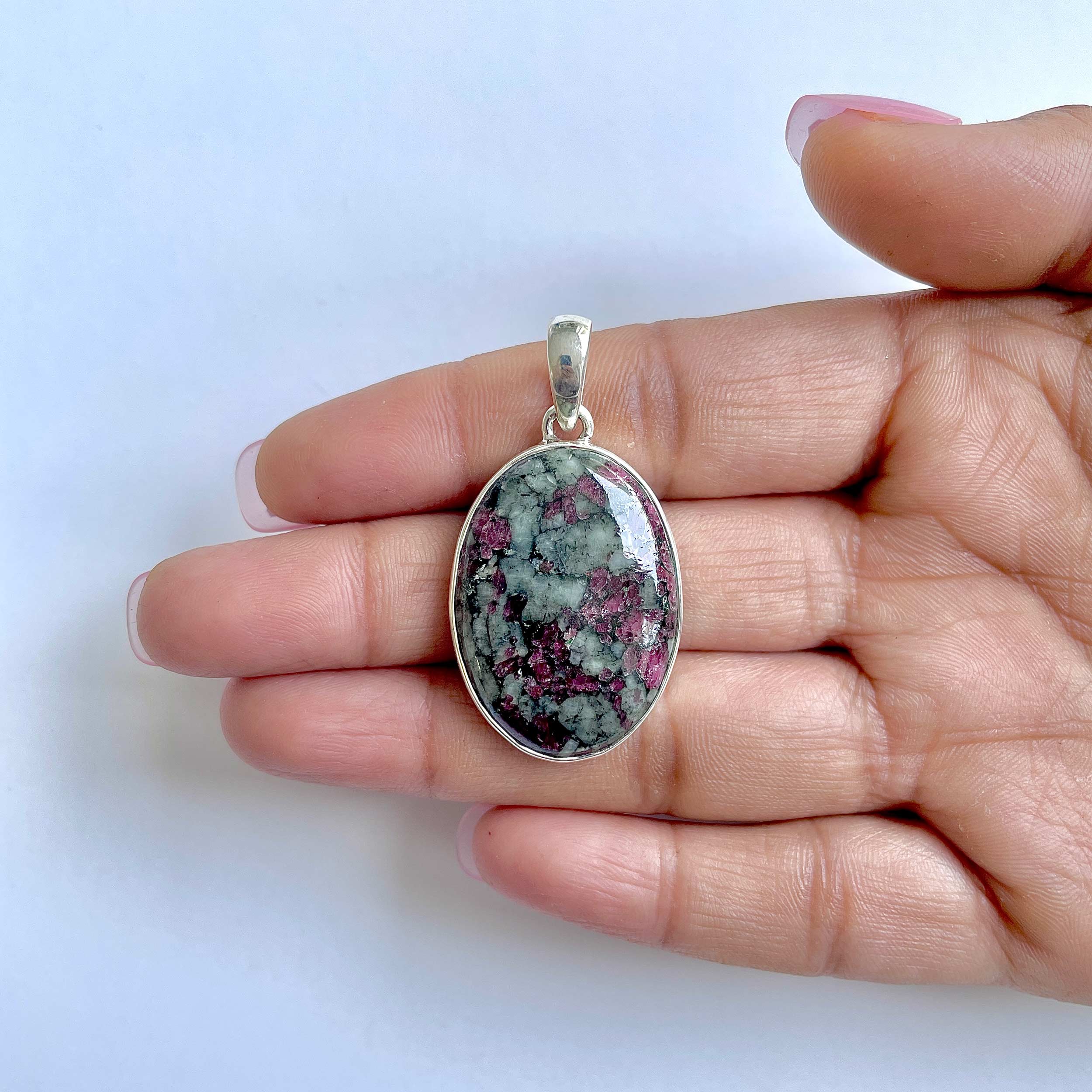 Eudialyte Pendant-(EUD-1-33)