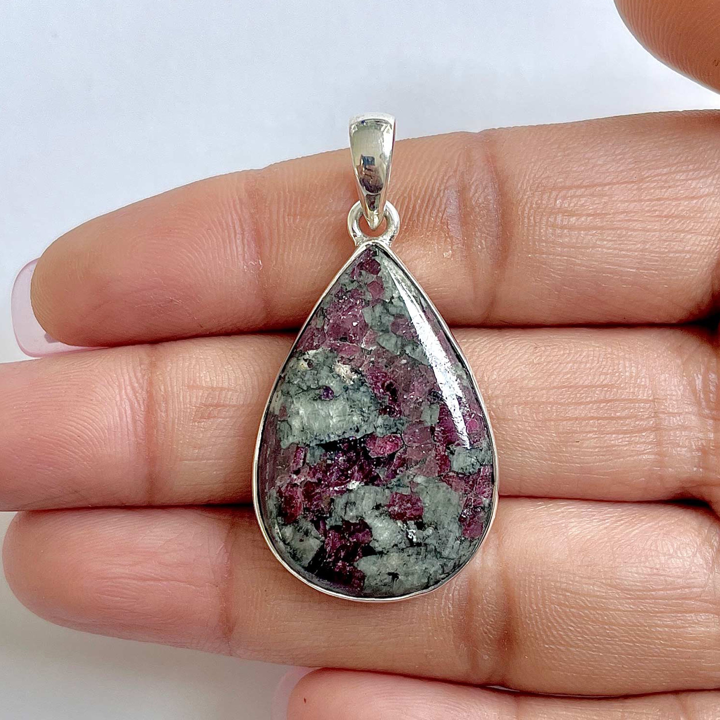 Eudialyte Pendant-(EUD-1-36)