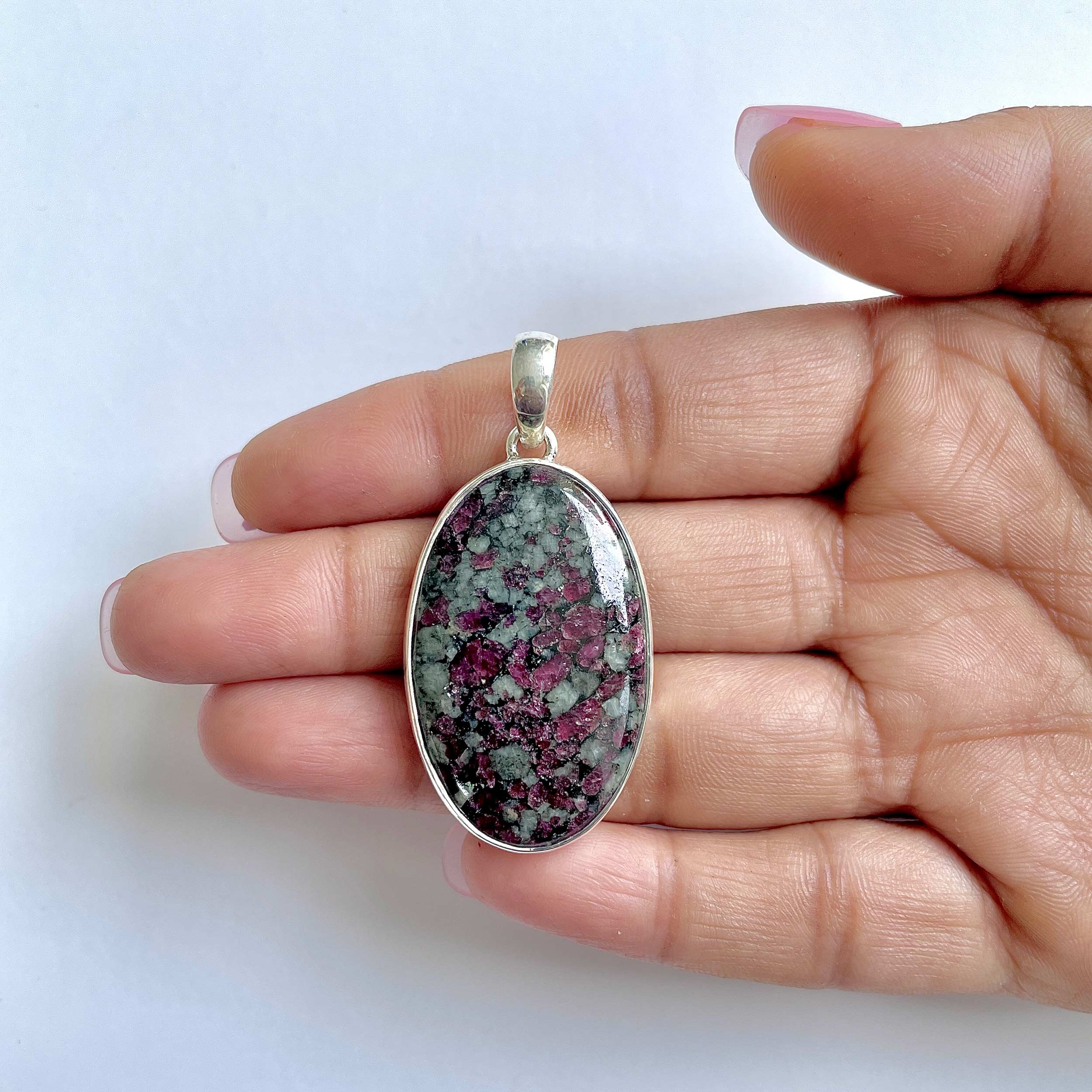 Eudialyte Pendant-(EUD-1-38)