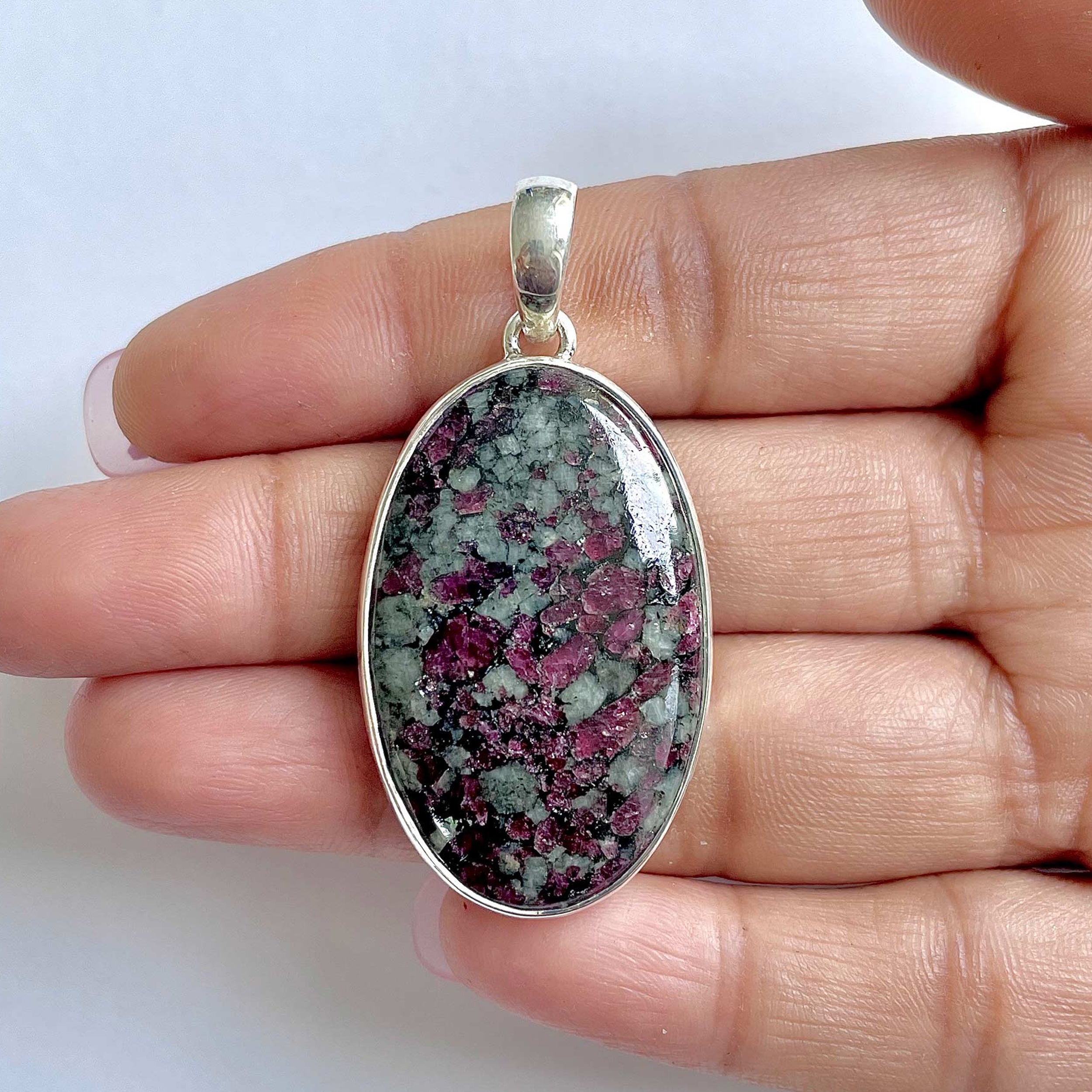 Eudialyte Pendant-(EUD-1-38)