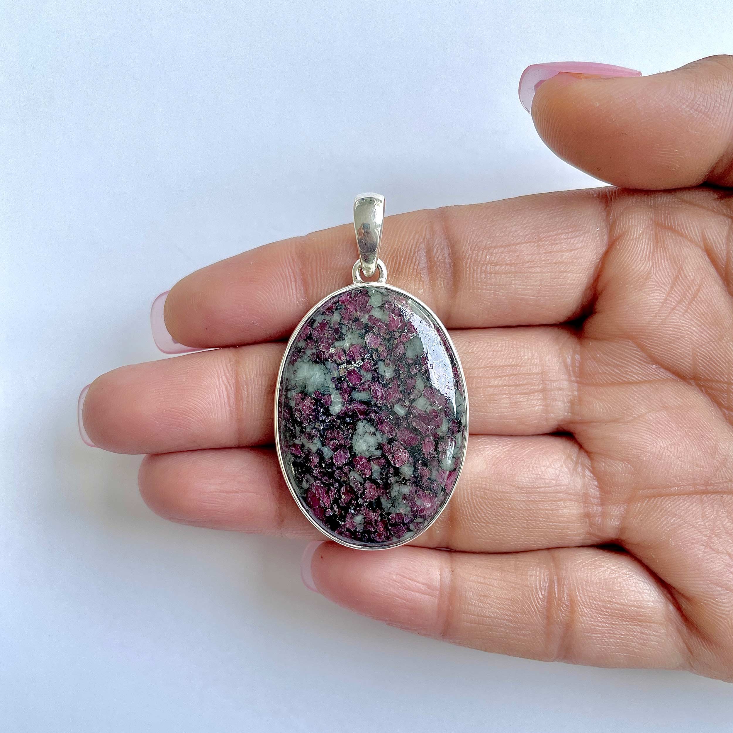 Eudialyte Pendant-(EUD-1-39)