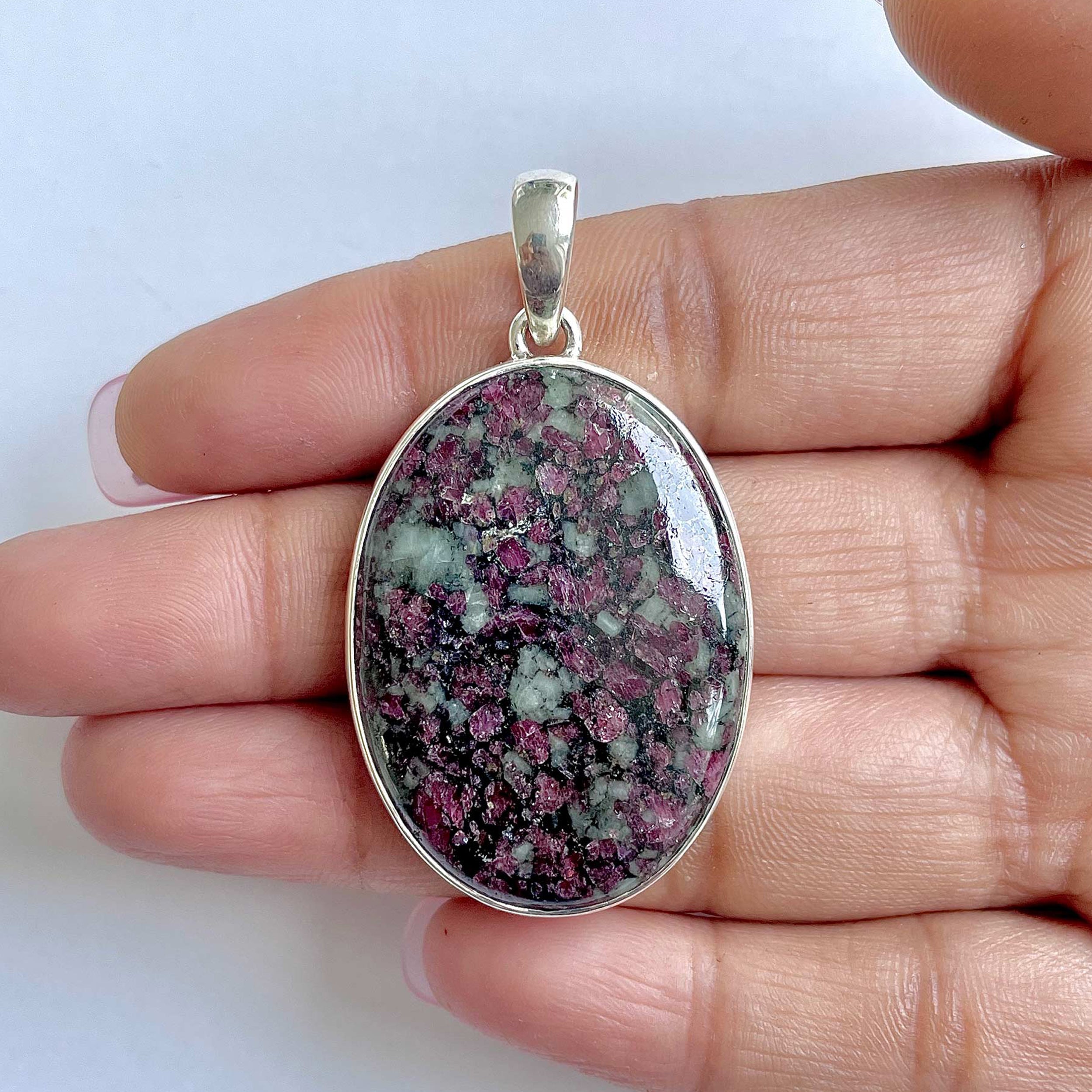Eudialyte Pendant-(EUD-1-39)