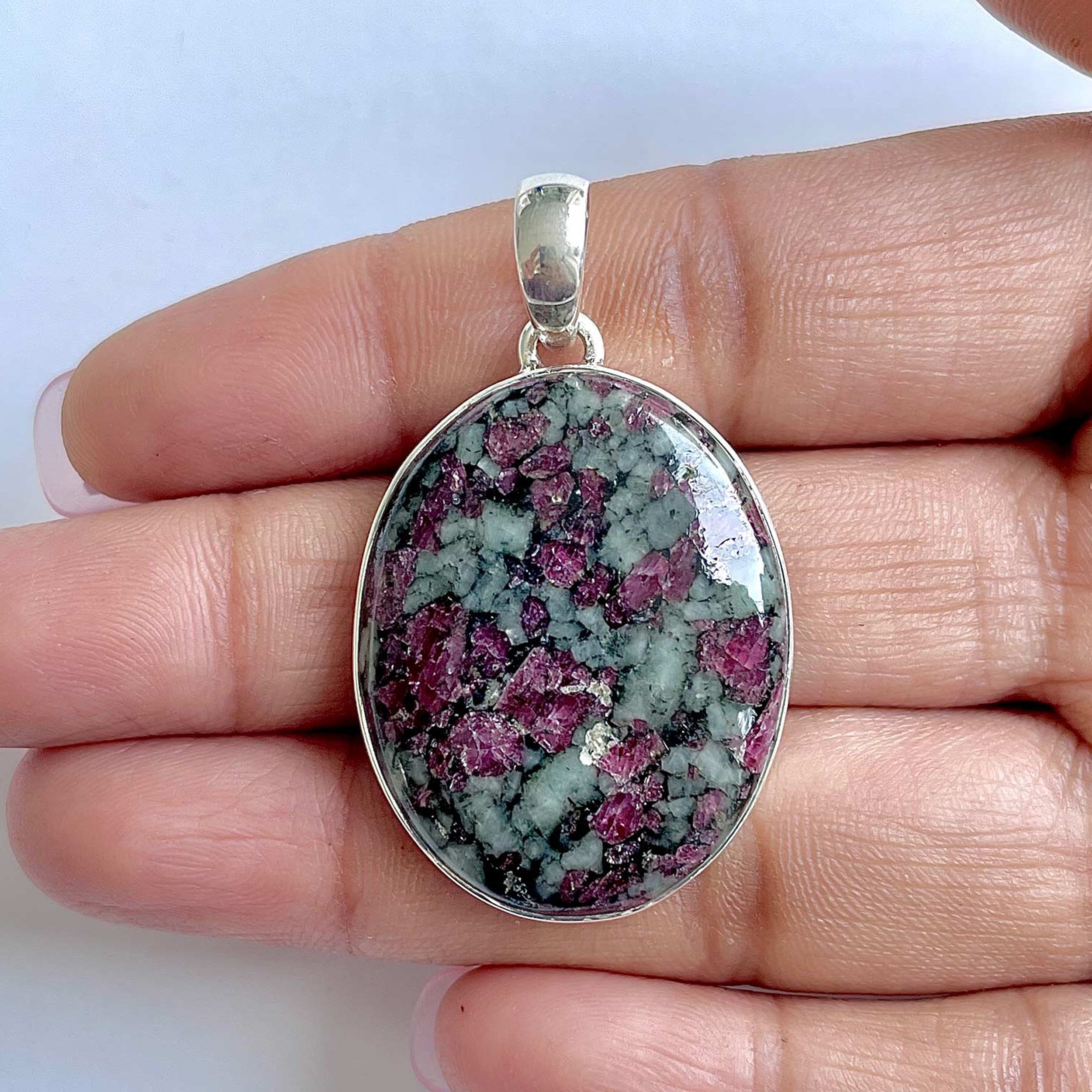 Eudialyte Pendant-(EUD-1-44)