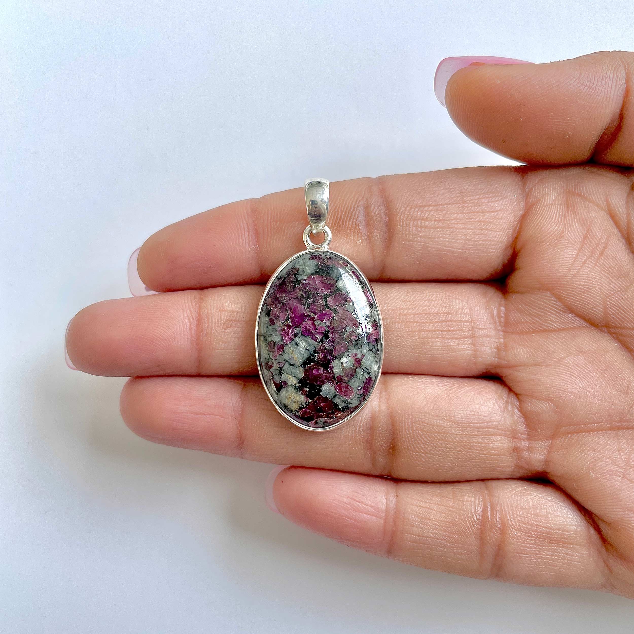 Eudialyte Pendant-(EUD-1-45)