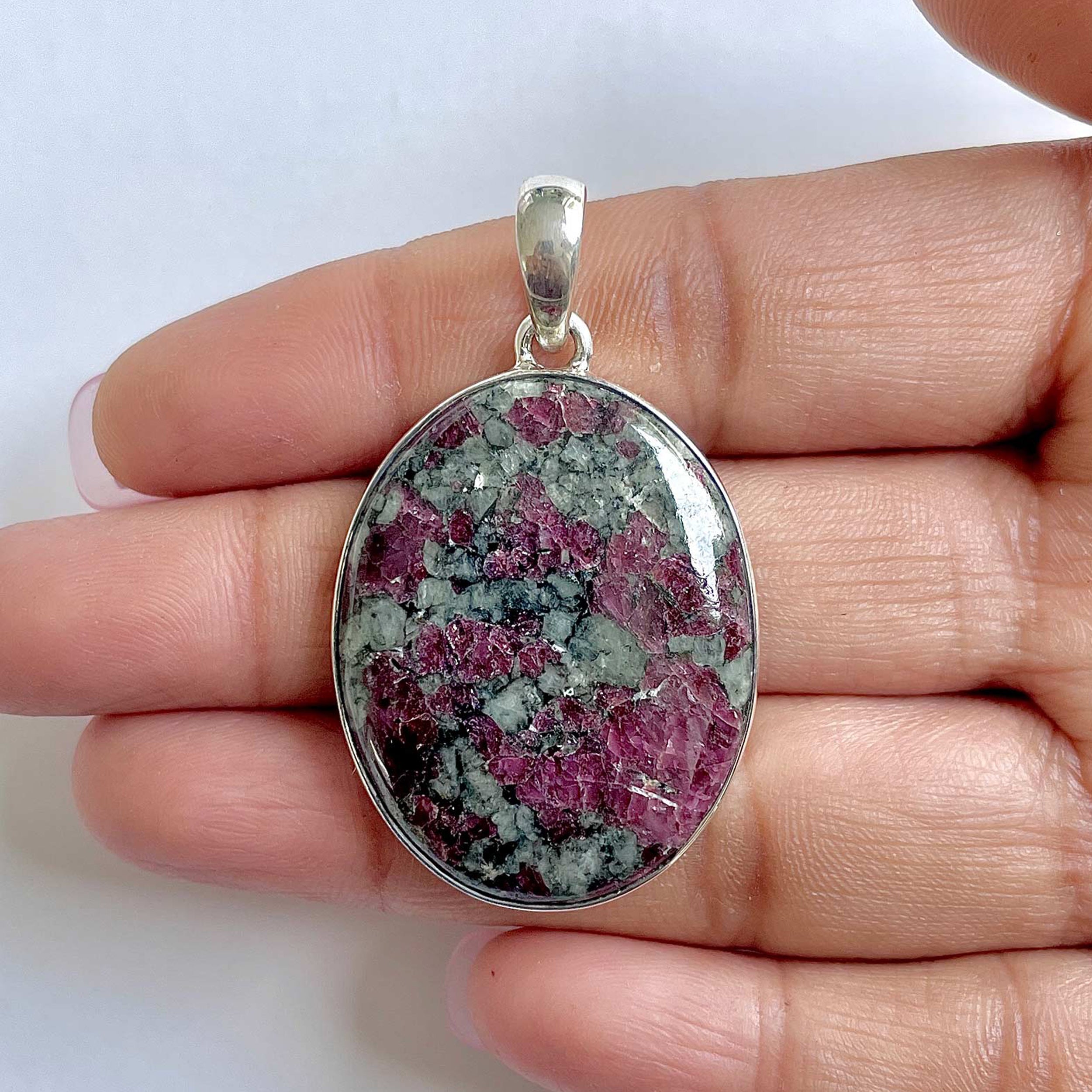 Eudialyte Pendant-(EUD-1-47)