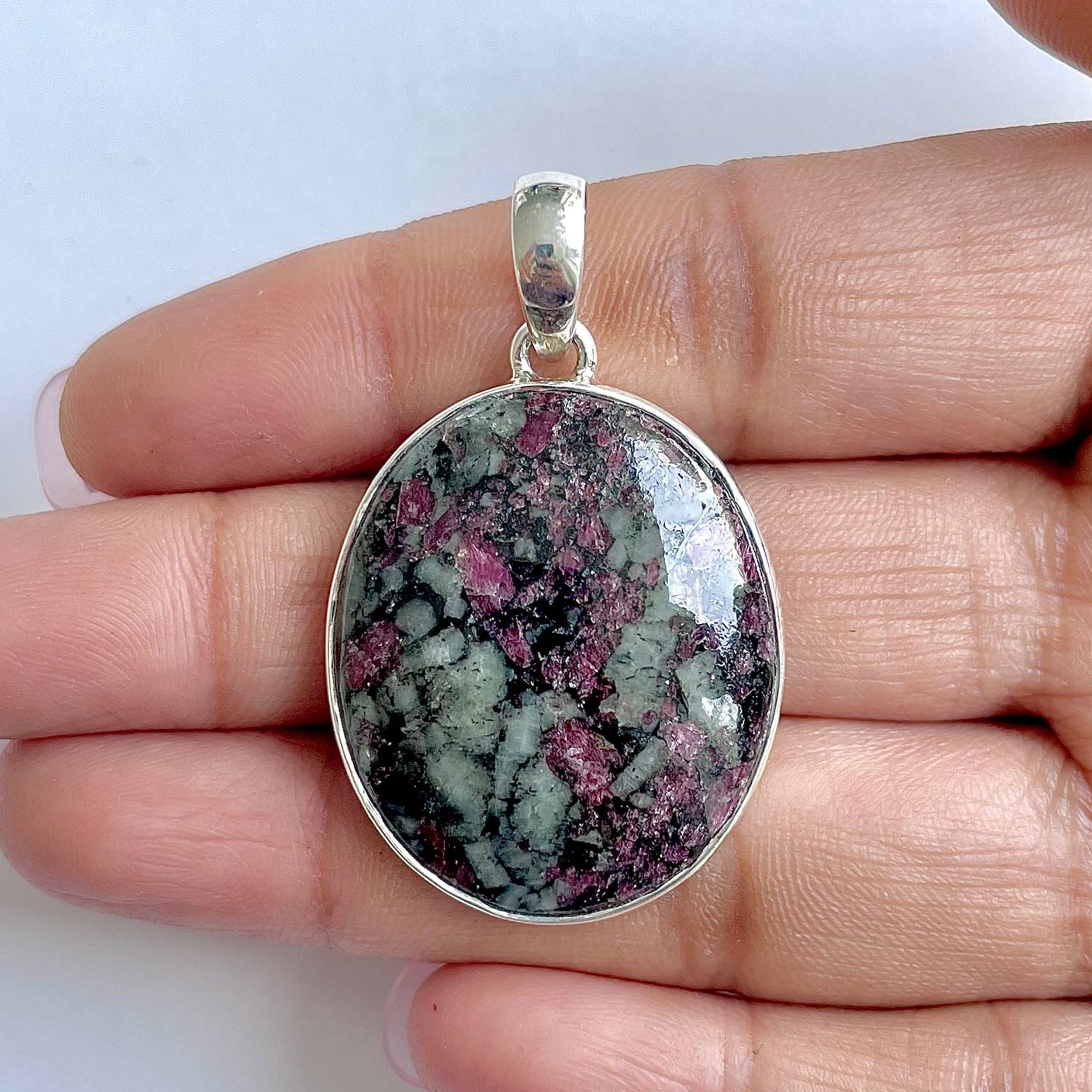 Eudialyte Pendant-(EUD-1-49)