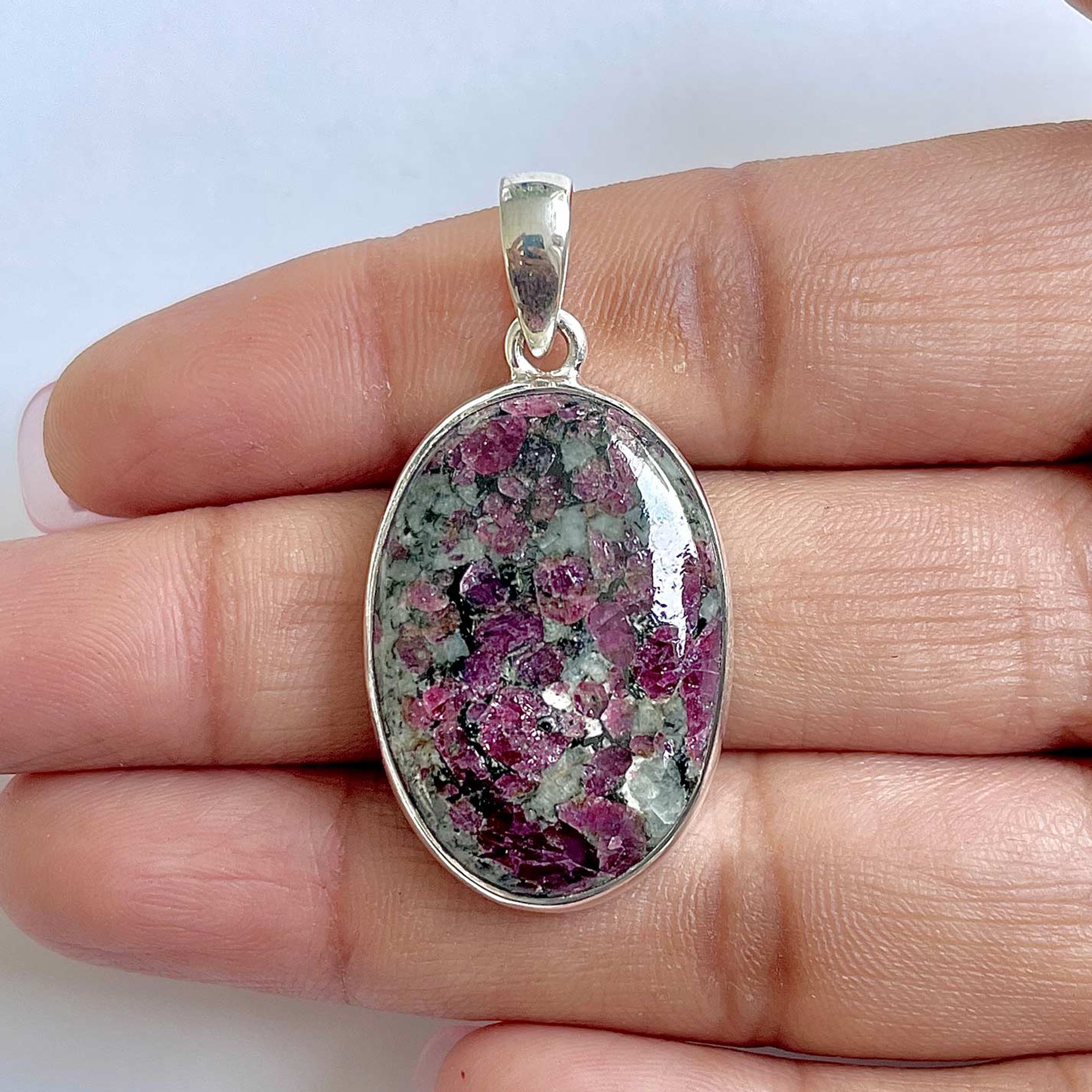 Eudialyte Pendant-(EUD-1-51)