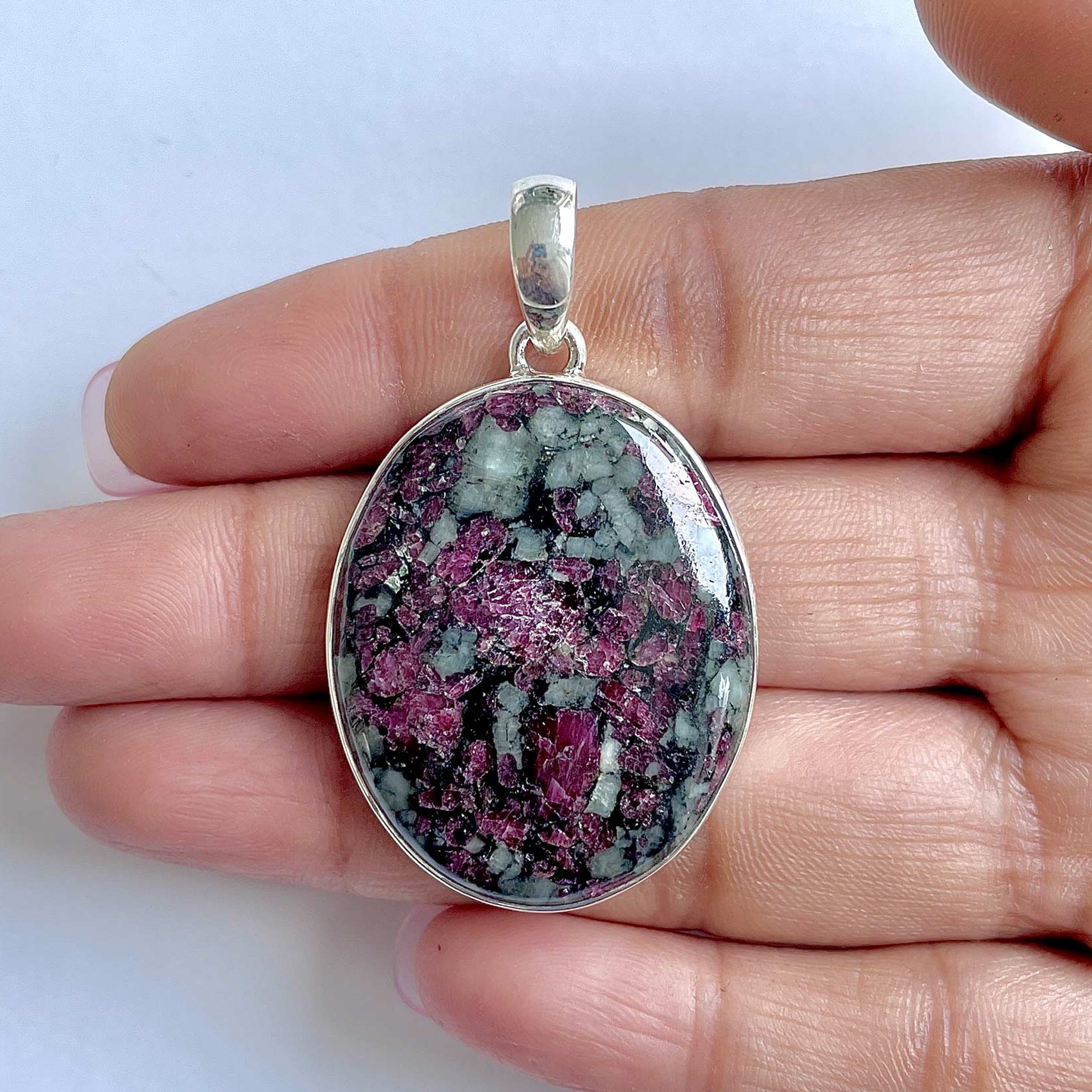 Eudialyte Pendant-(EUD-1-52)