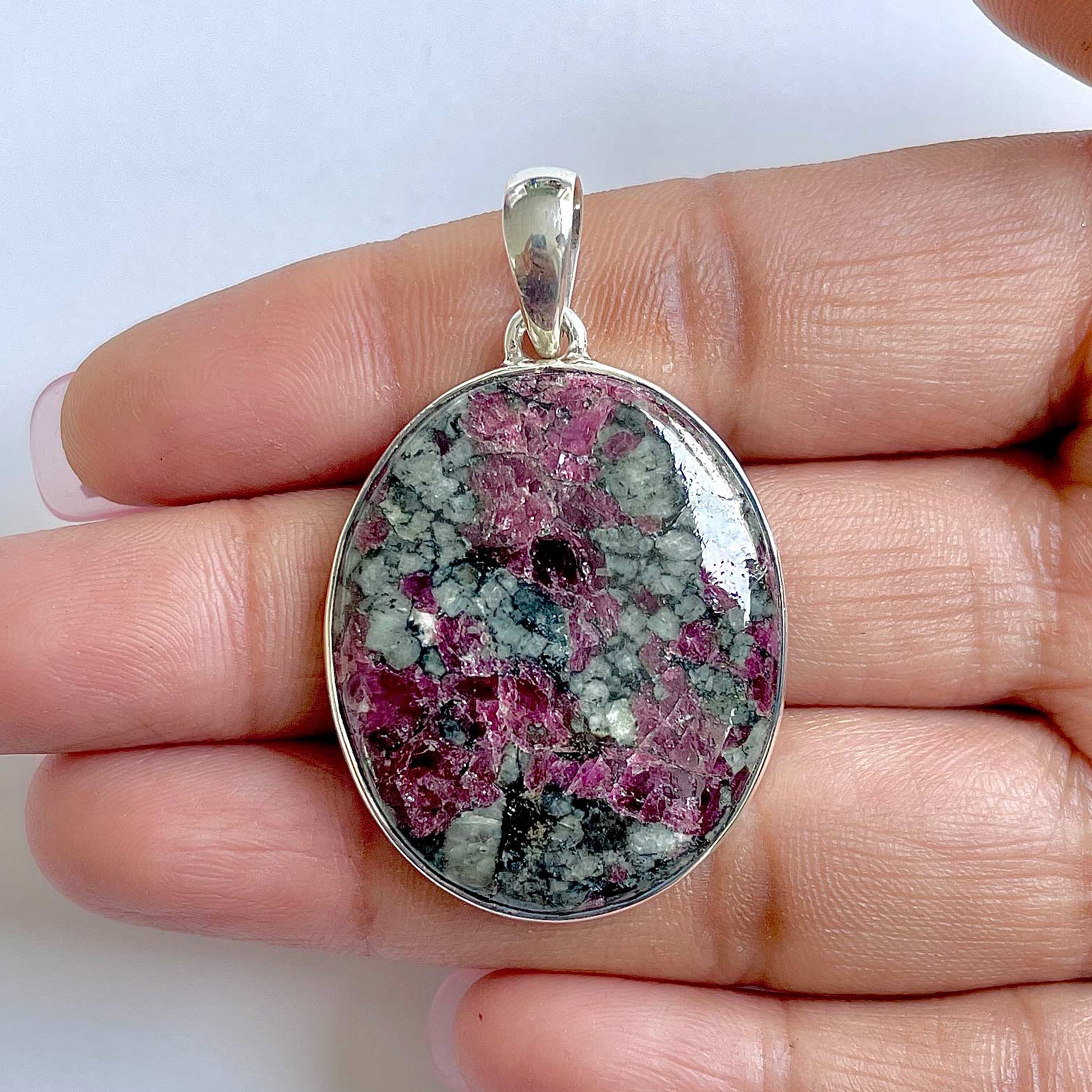 Eudialyte Pendant-(EUD-1-54)