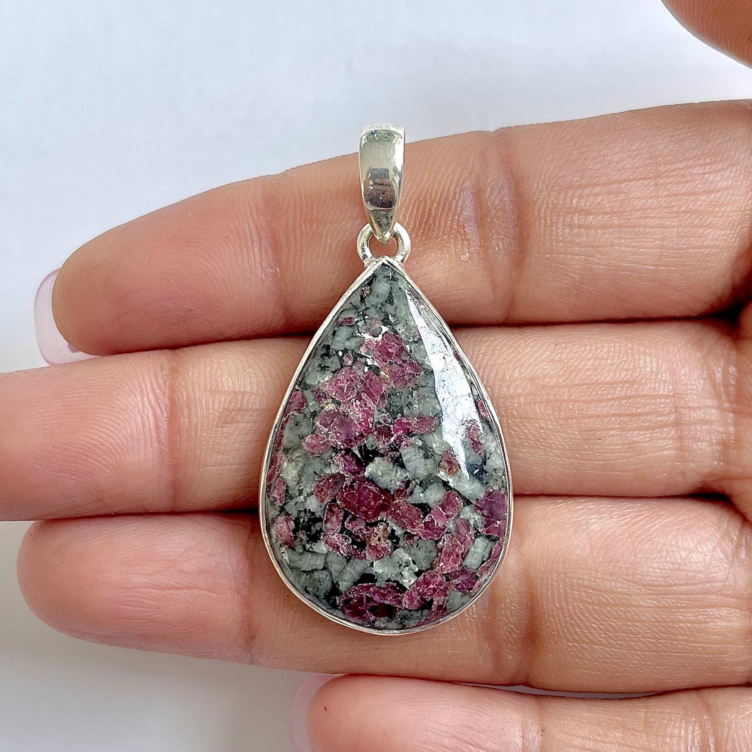 Eudialyte Pendant-(EUD-1-56)