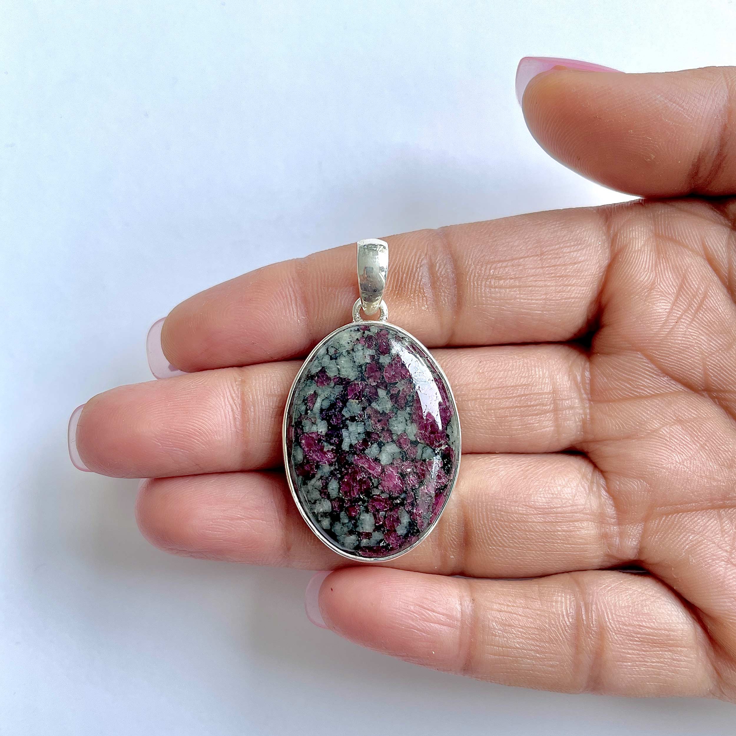 Eudialyte Pendant-(EUD-1-57)