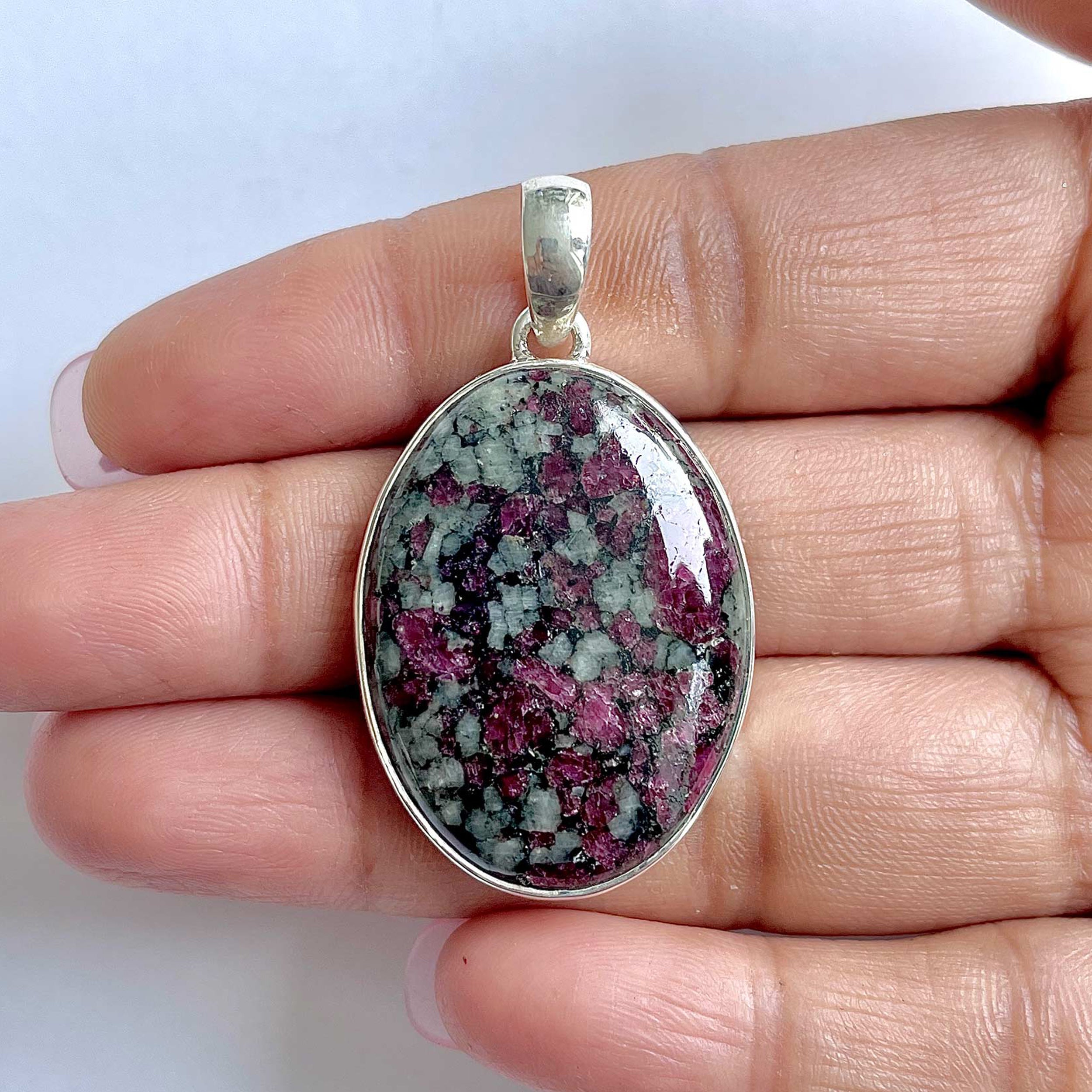 Eudialyte Pendant-(EUD-1-57)