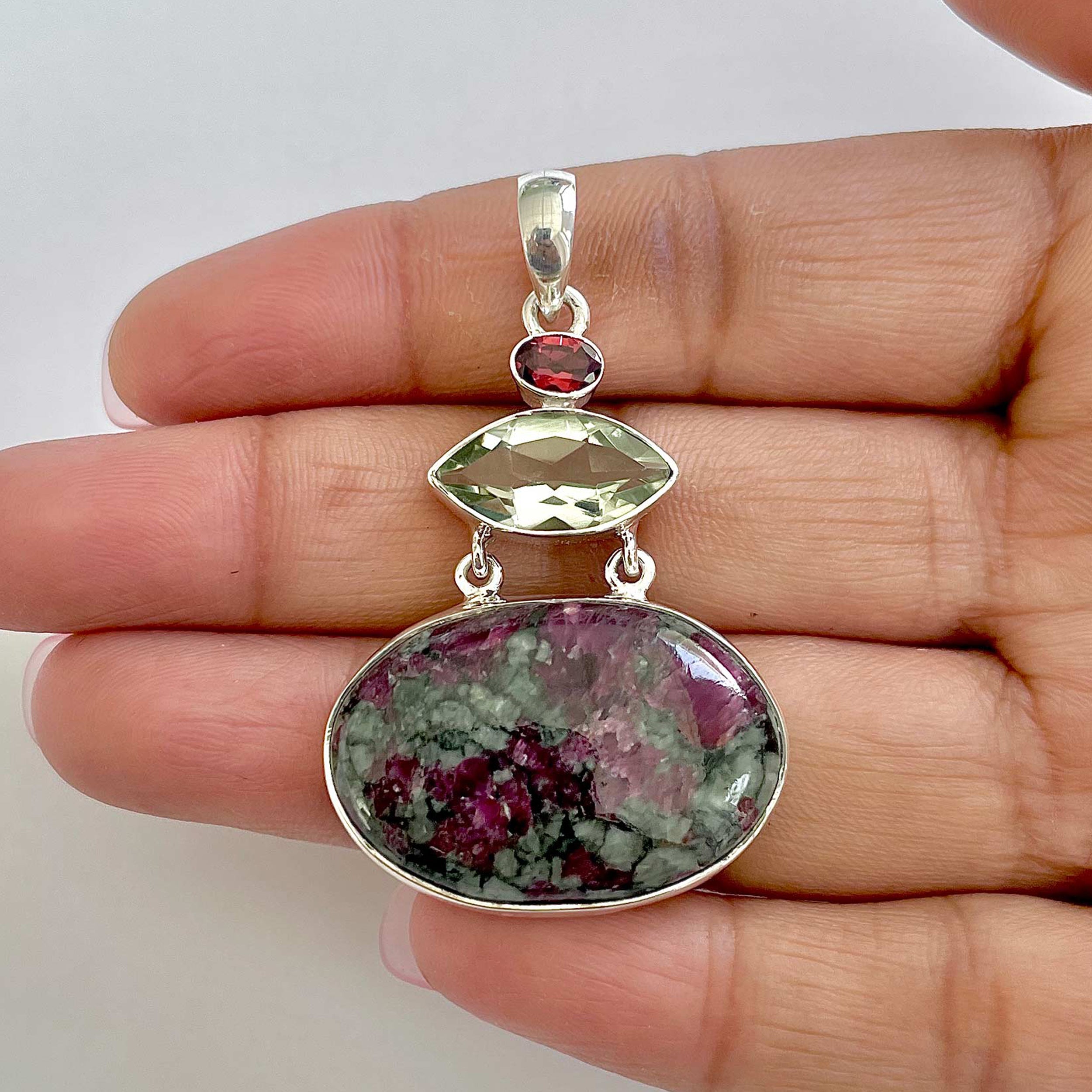 Eudialyte Pendant-(EUD-1-61)