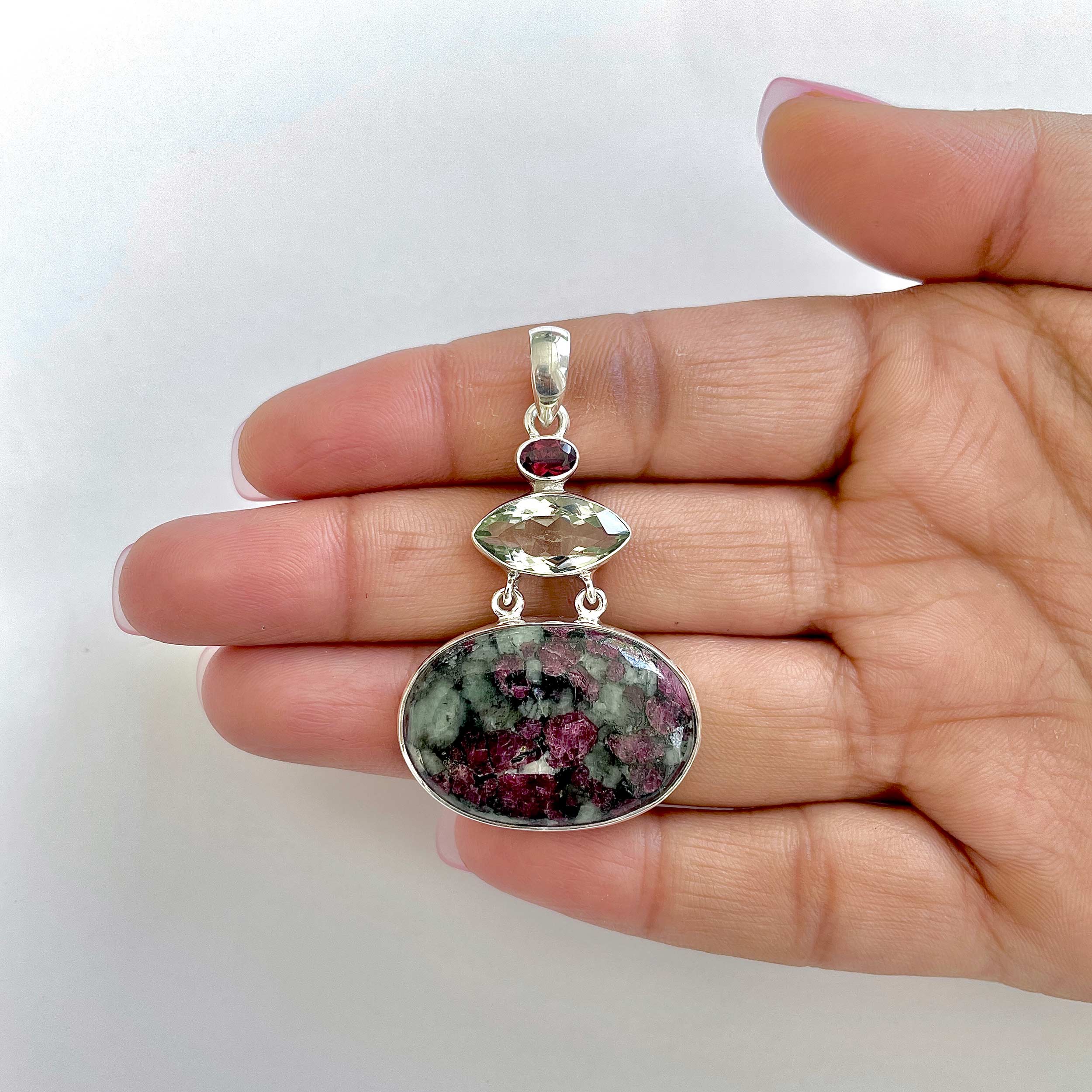 Eudialyte Pendant-(EUD-1-62)