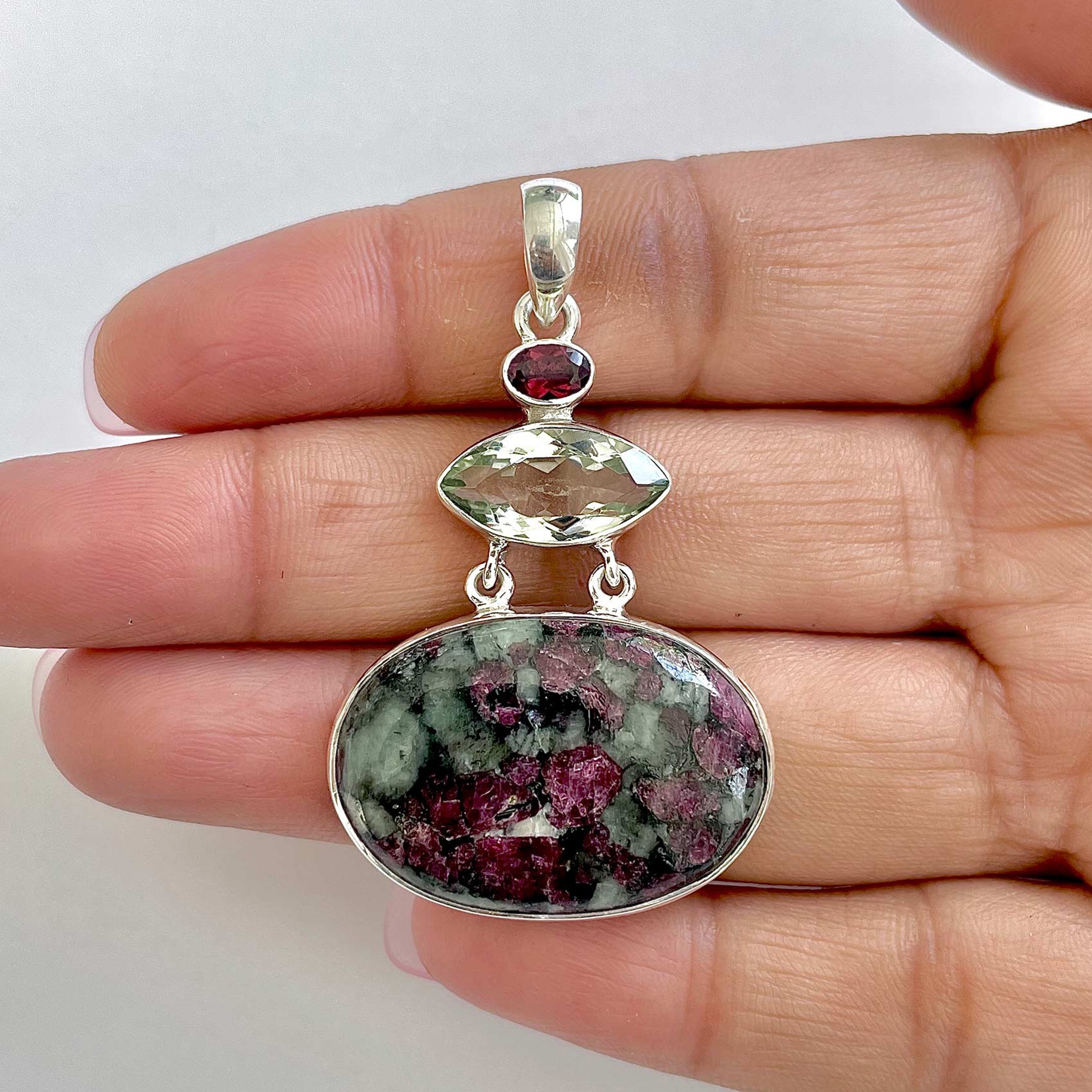 Eudialyte Pendant-(EUD-1-62)