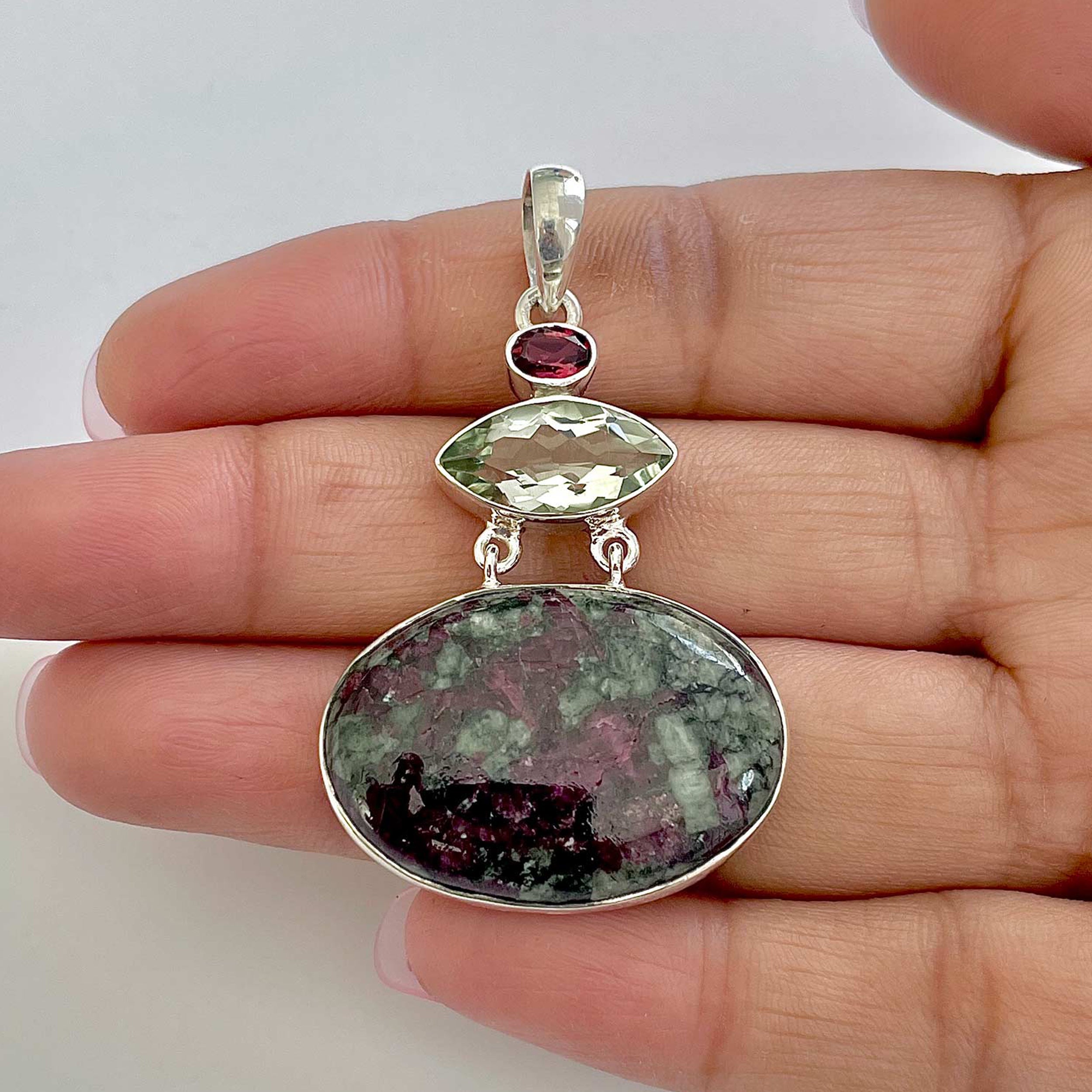 Eudialyte Pendant-(EUD-1-63)