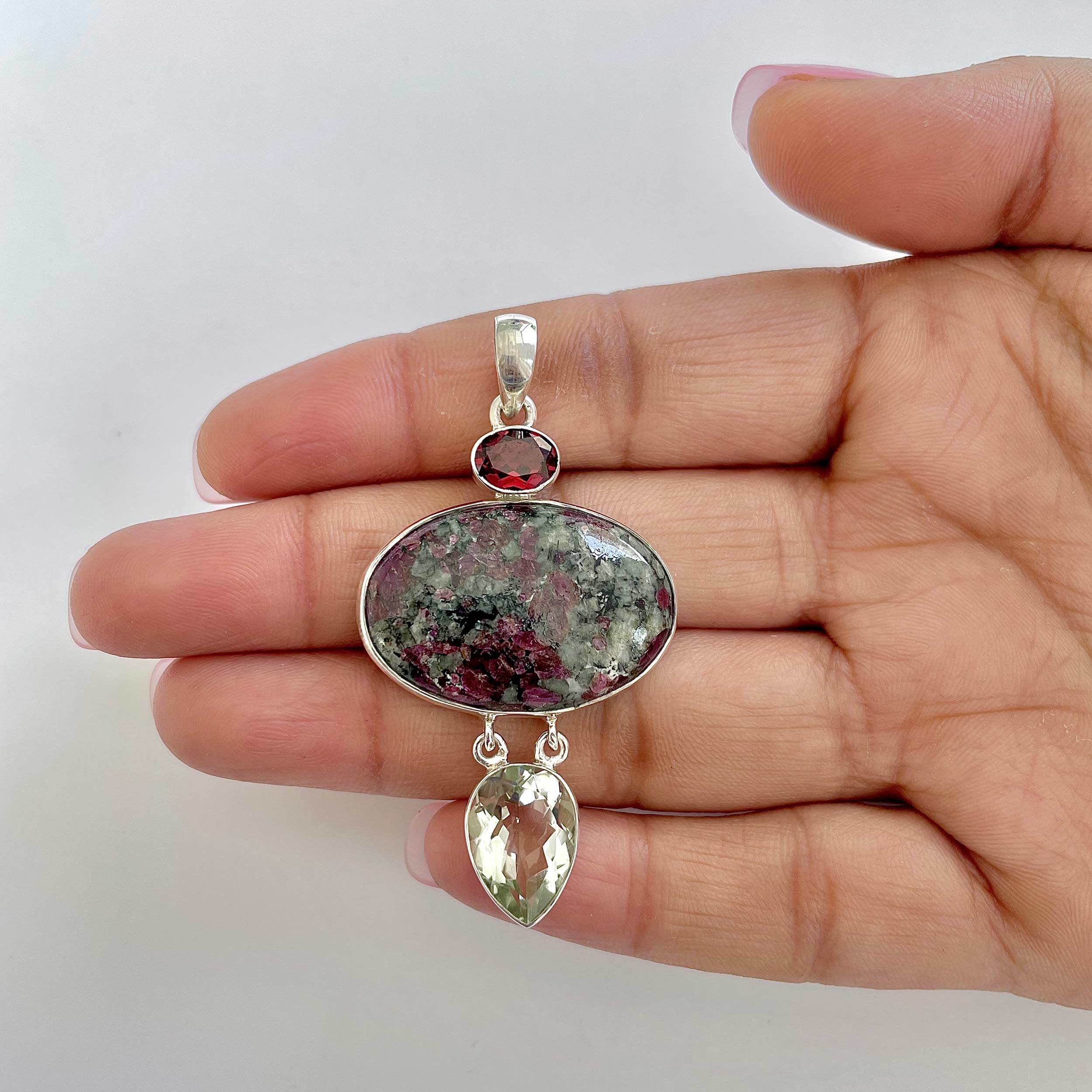 Eudialyte Pendant-(EUD-1-64)