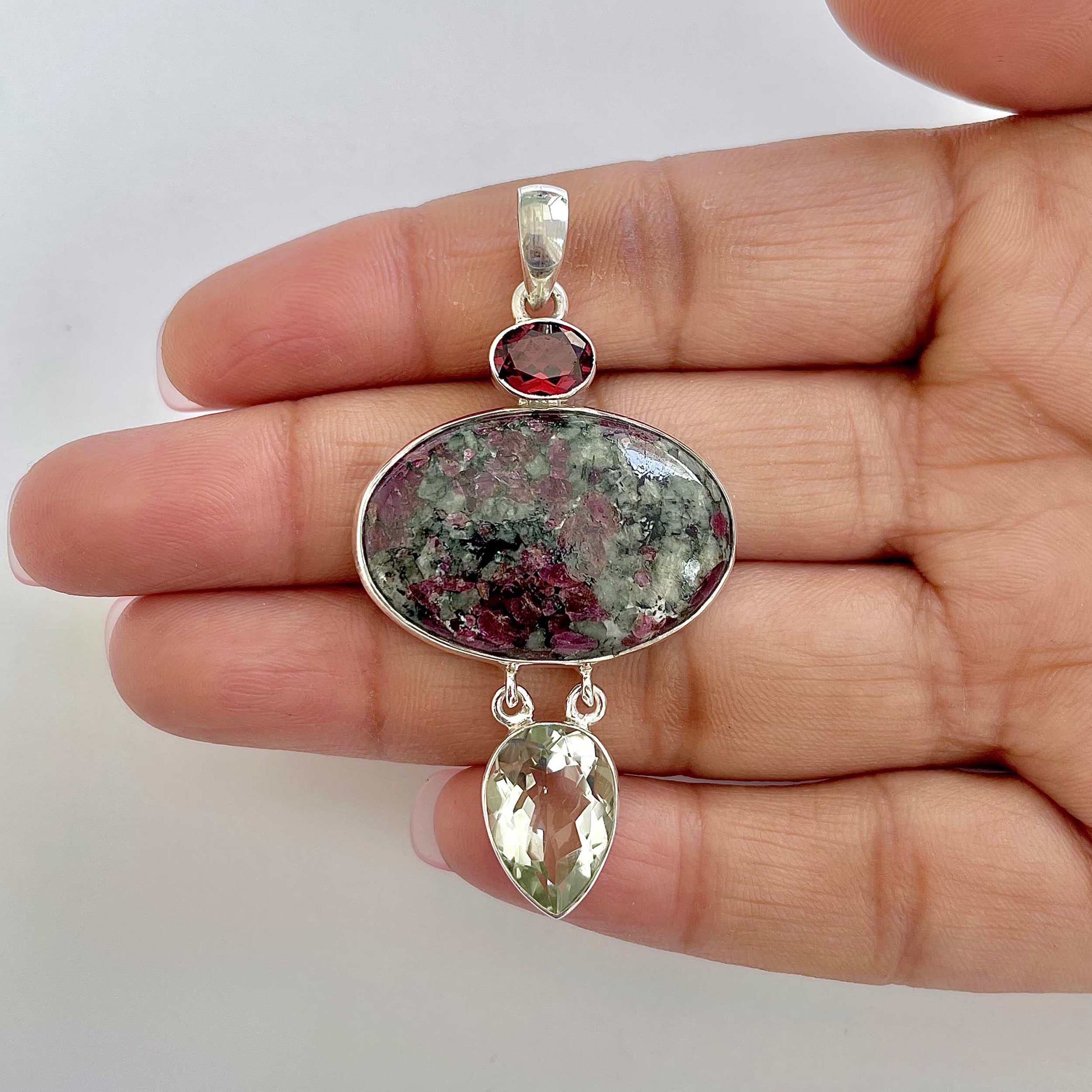 Eudialyte Pendant-(EUD-1-64)