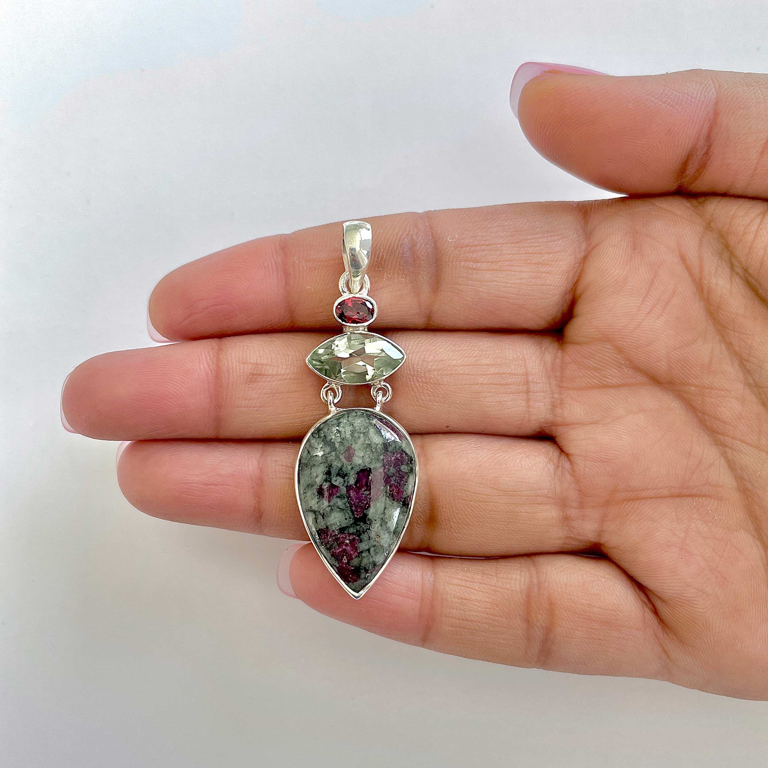 Eudialyte Pendant-(EUD-1-67)