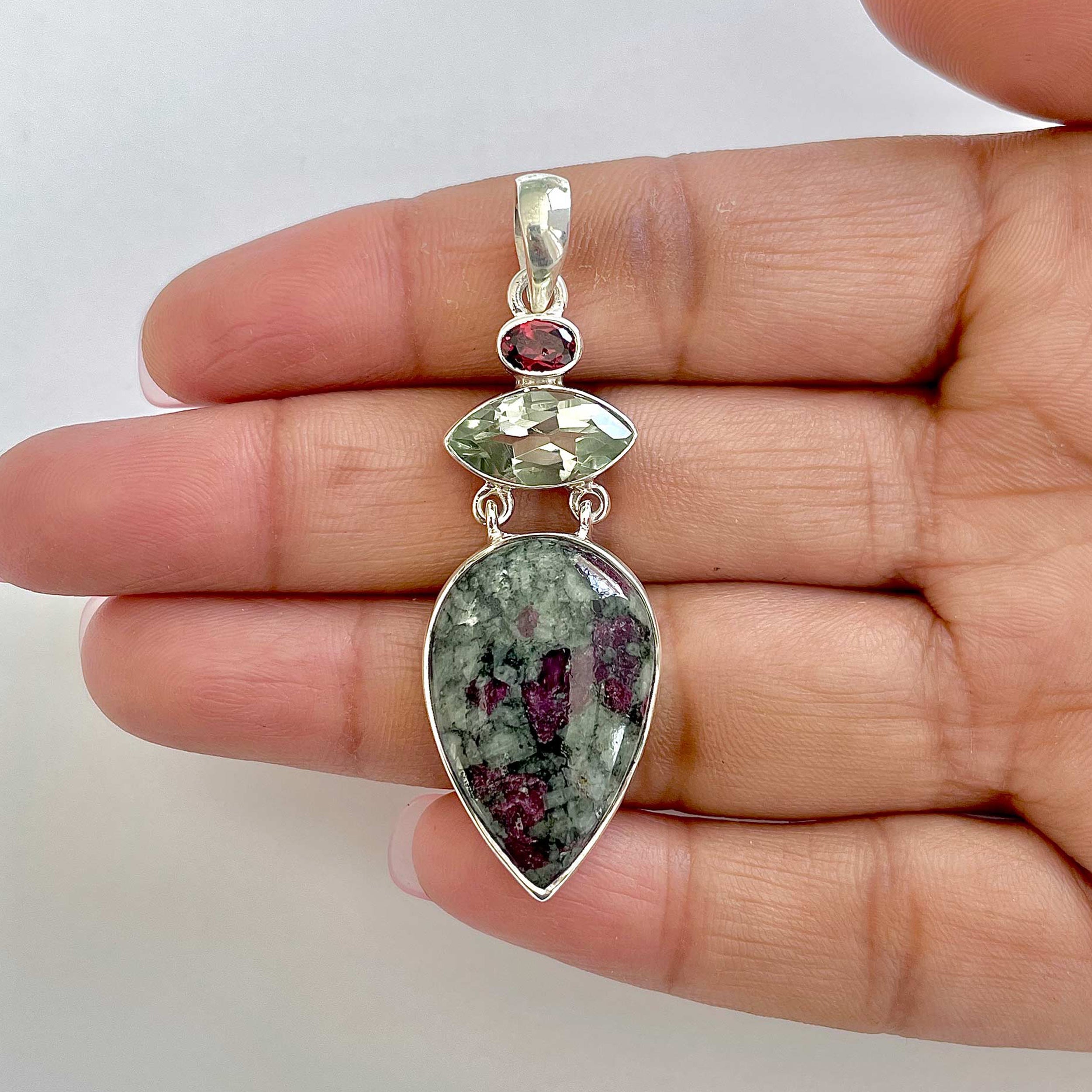 Eudialyte Pendant-(EUD-1-67)