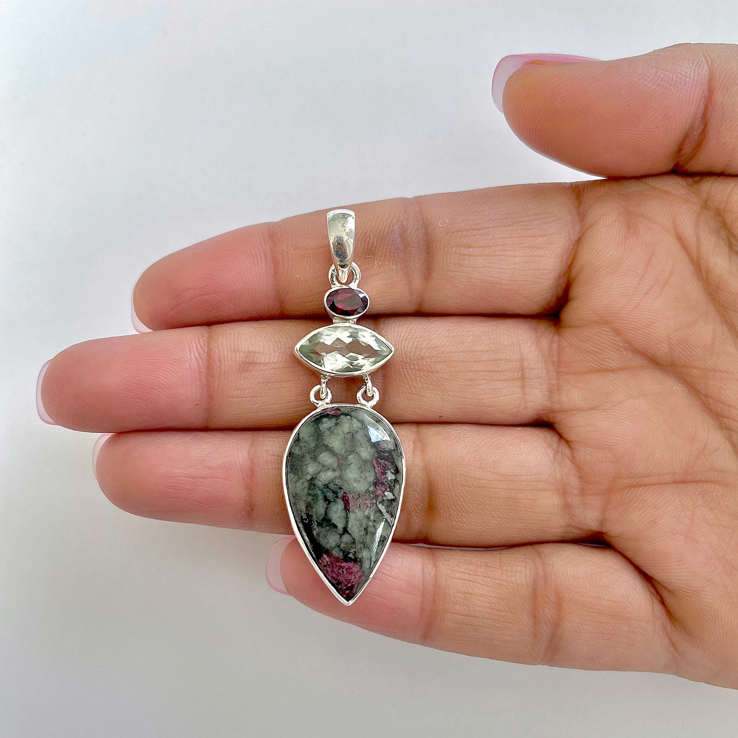 Eudialyte Pendant-(EUD-1-68)