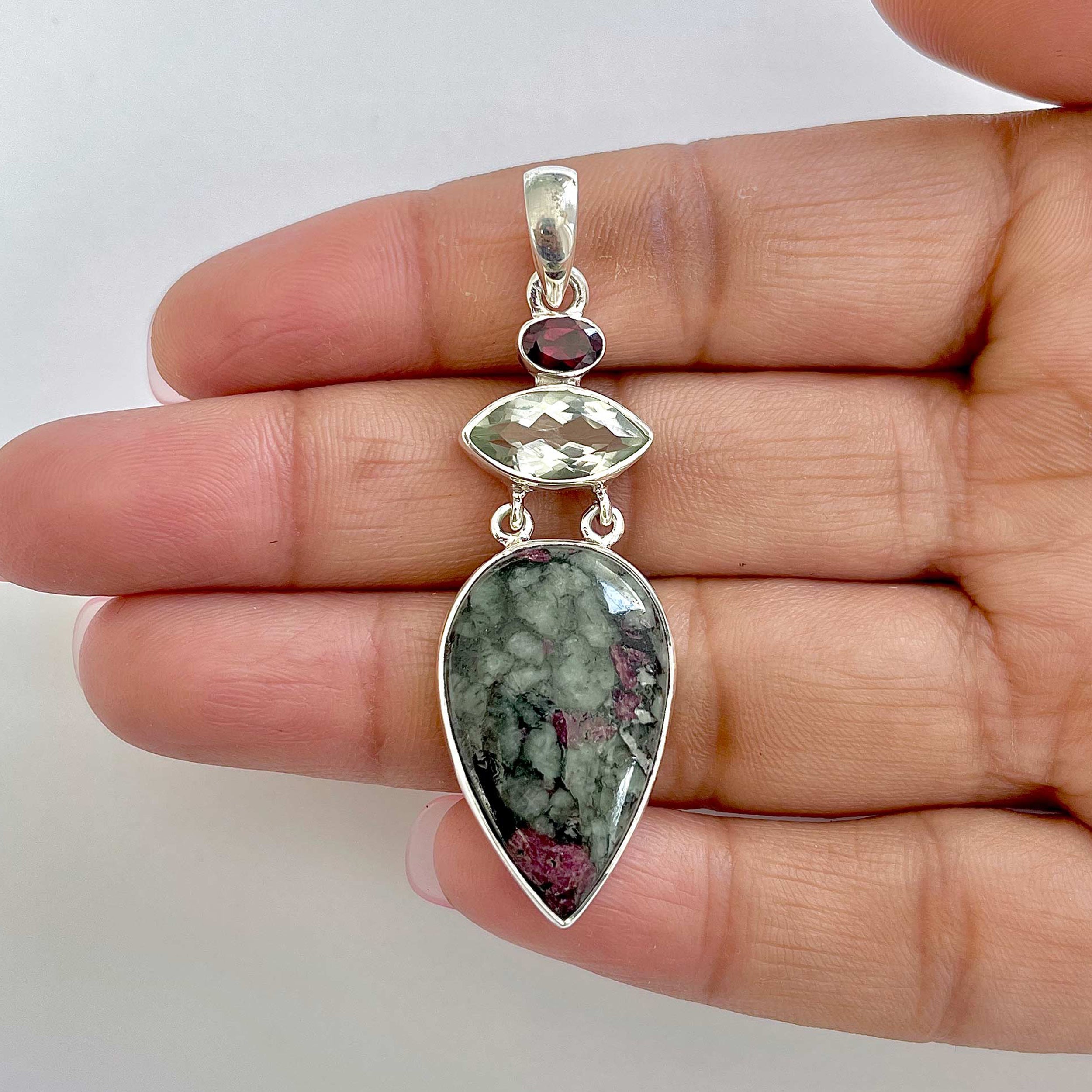 Eudialyte Pendant-(EUD-1-68)