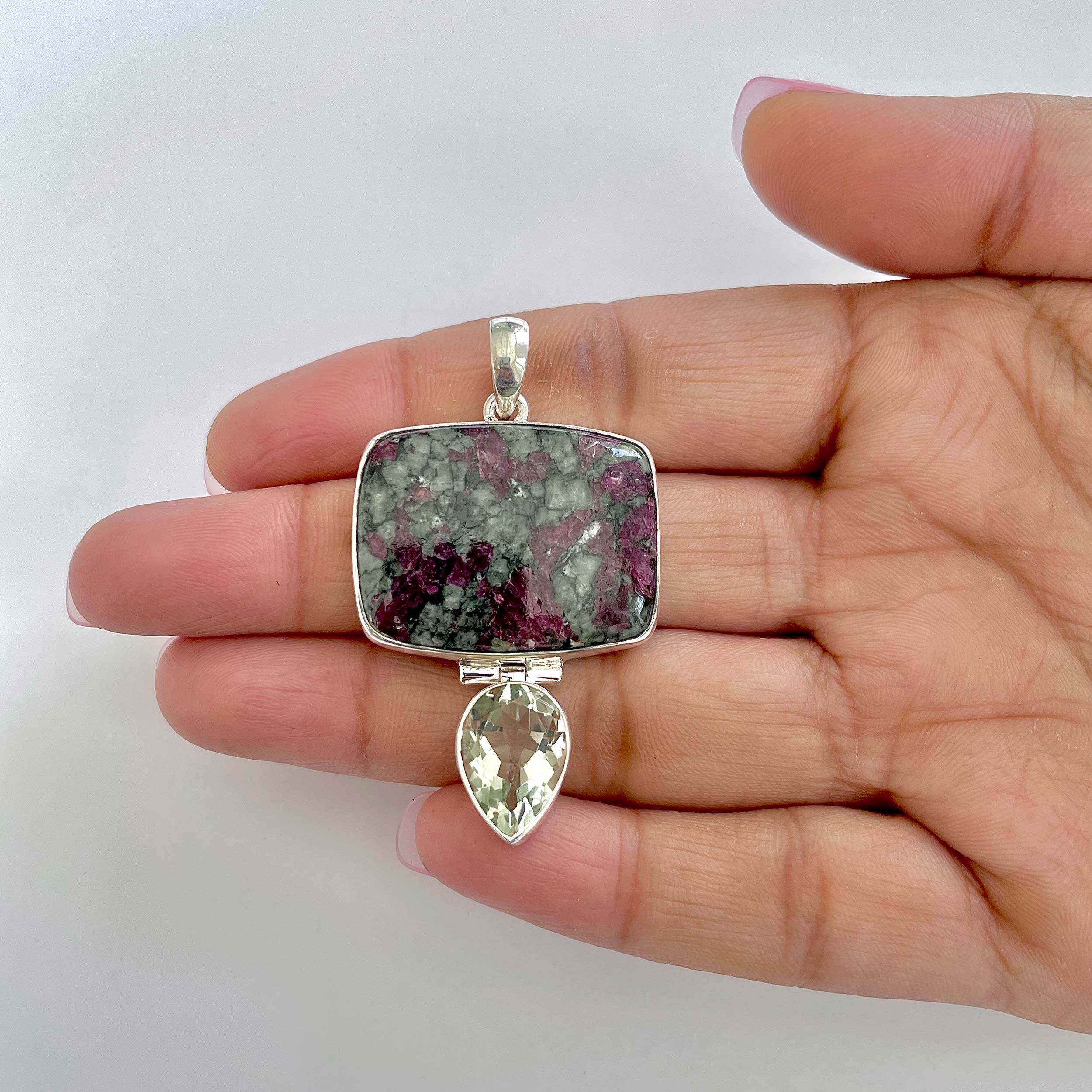 Eudialyte Pendant-(EUD-1-69)