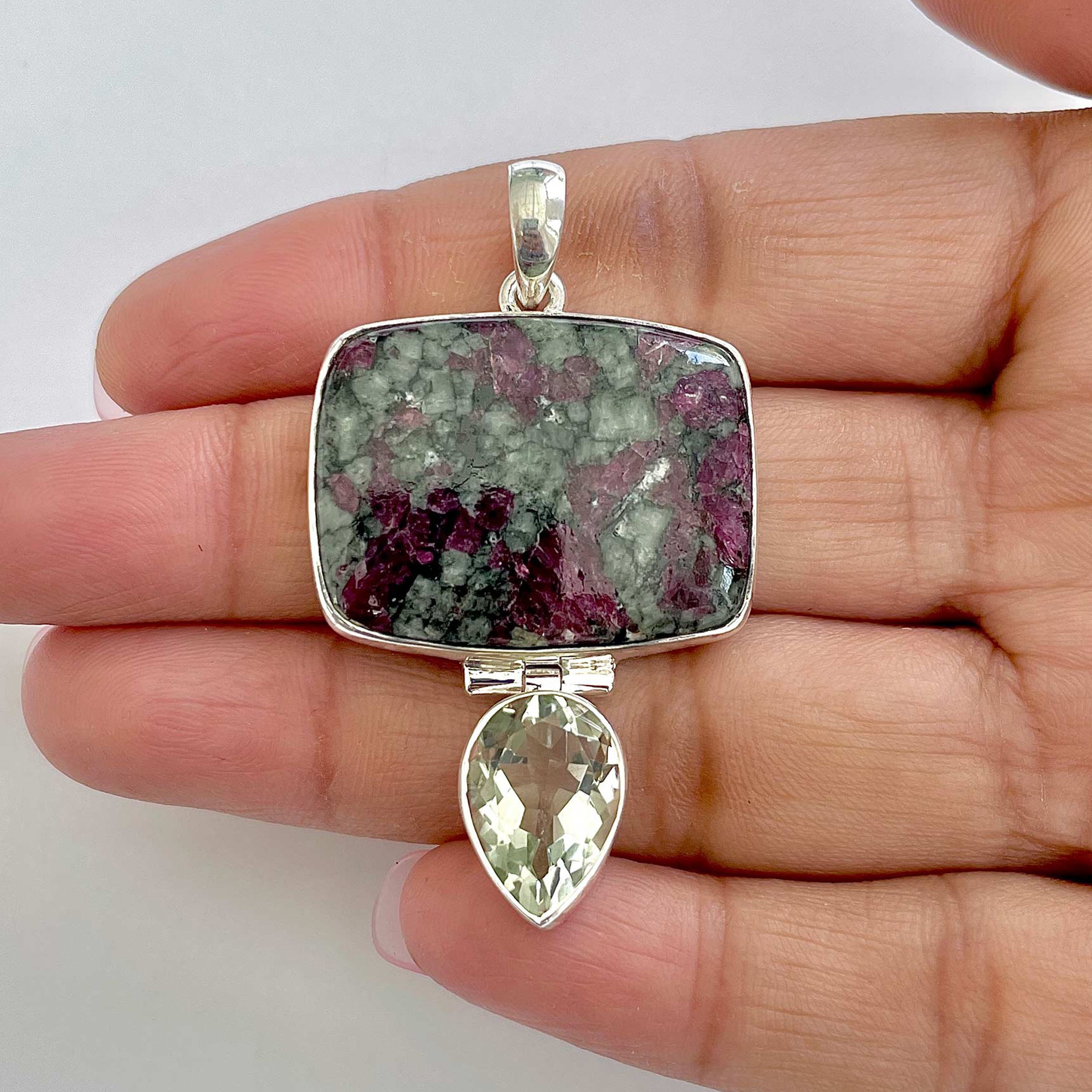 Eudialyte Pendant-(EUD-1-69)