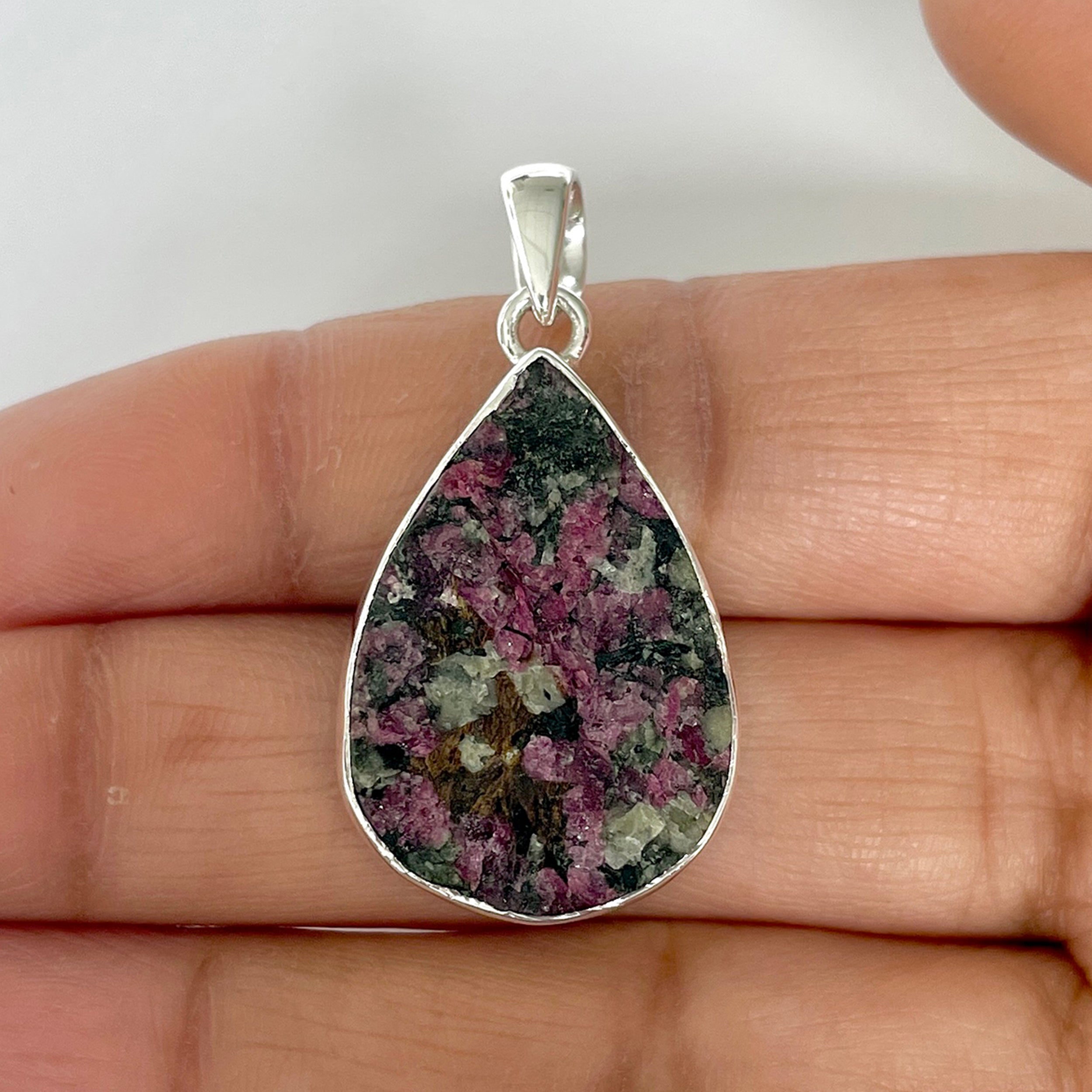 Eudialyte Rough Pendant-(EUD-1-7)