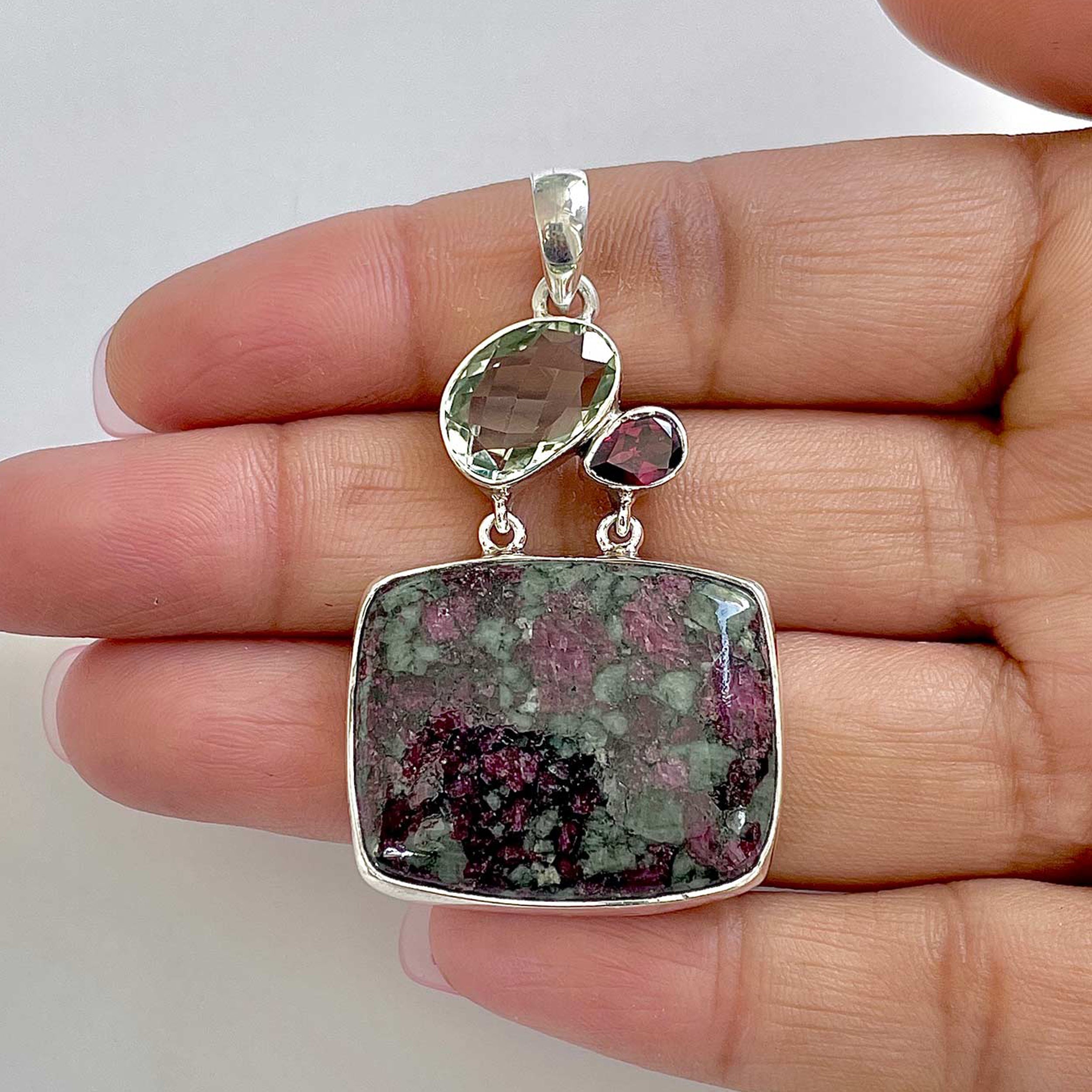 Eudialyte Pendant-(EUD-1-70)