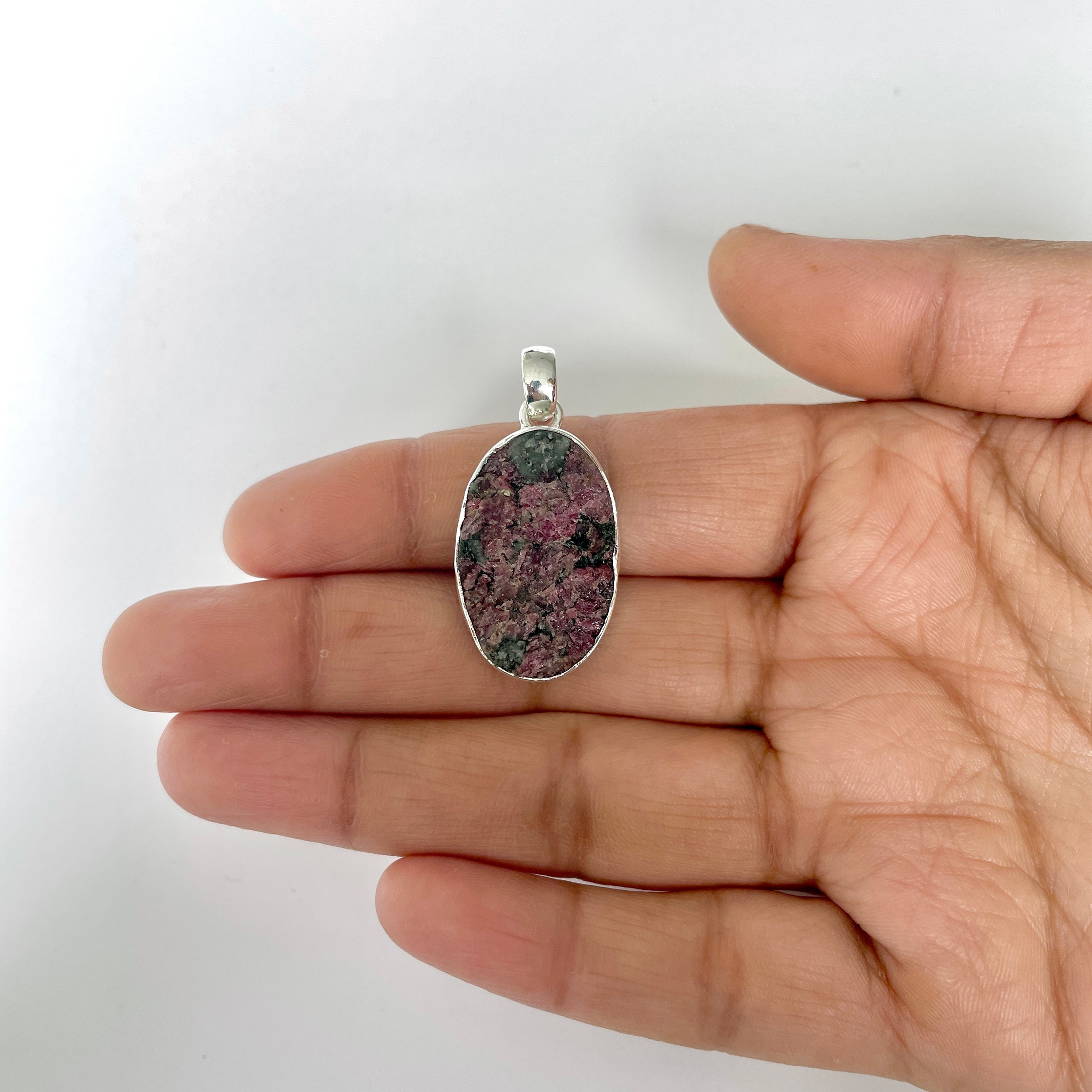 Eudialyte Rough Pendant-(EUD-1-8)