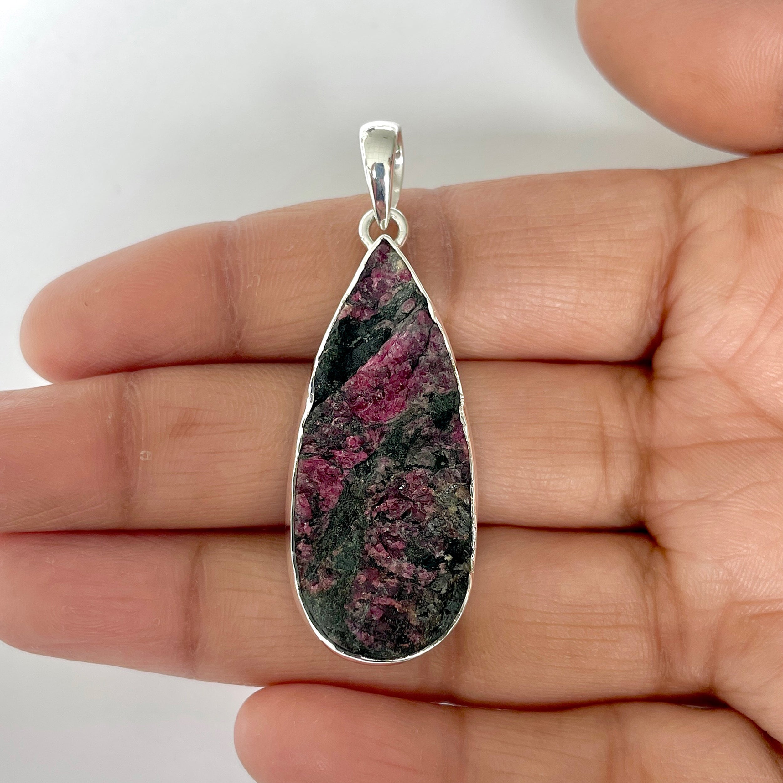 Eudialyte Rough Pendant-(EUD-1-9)