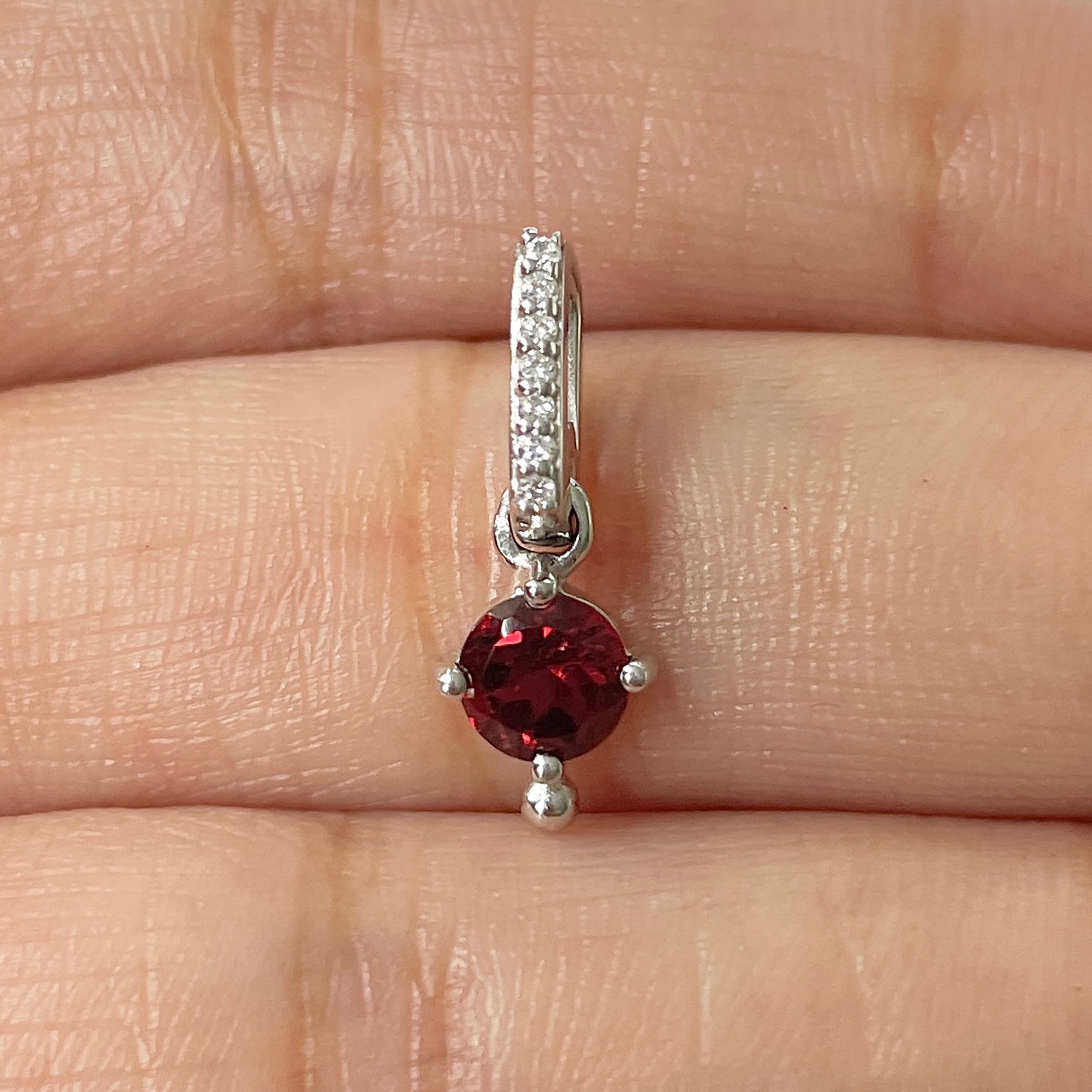 Garnet Pendant-(GAR-RDP-399)