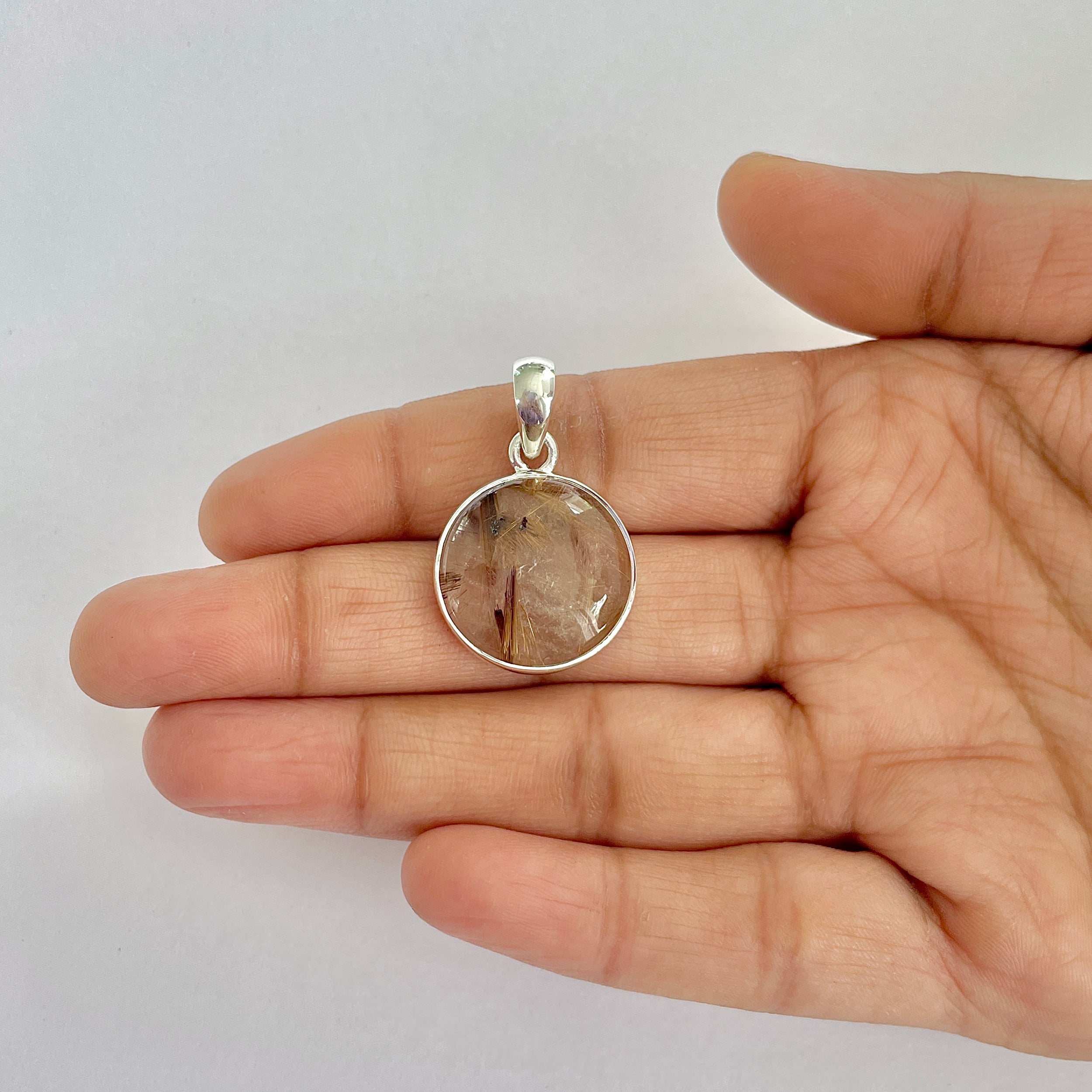 Golden Rutile Pendant-(GDR-1-1)