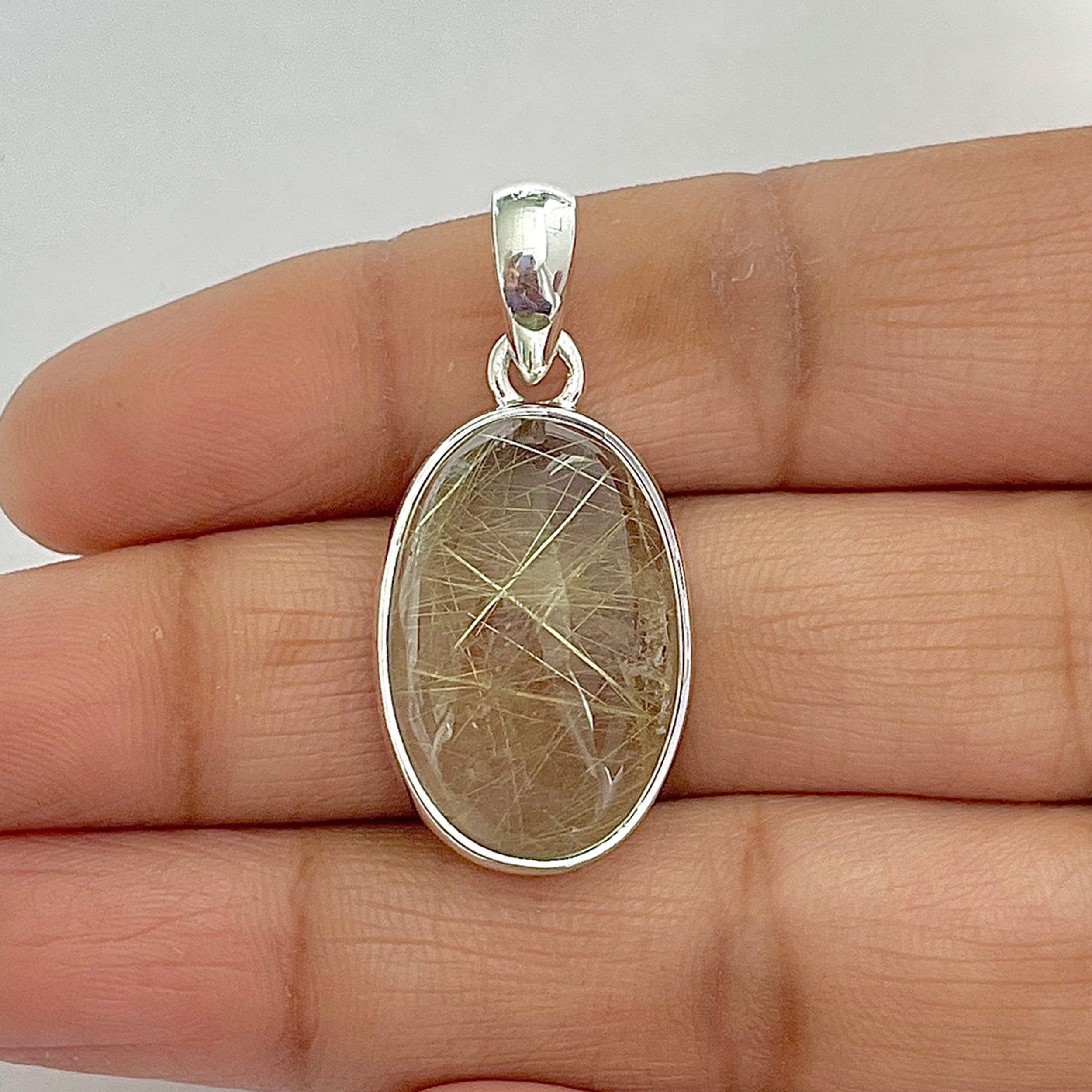 Golden Rutile Pendant-(GDR-1-16)